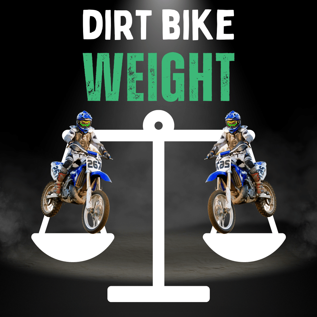 2 dirt bikes on a set of scales