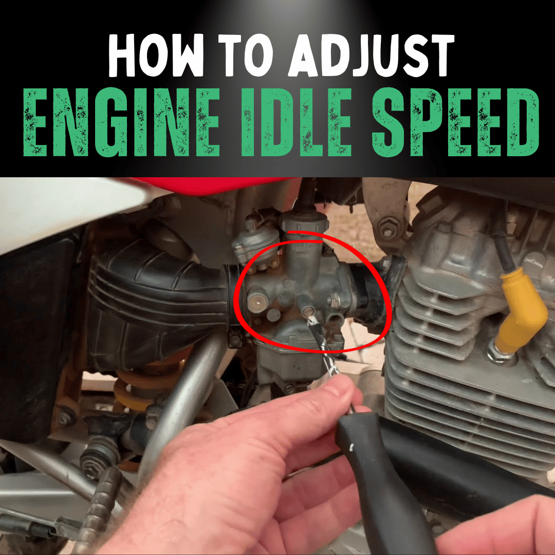 How To Adjust Engine Idle Speed In A Motorcycle