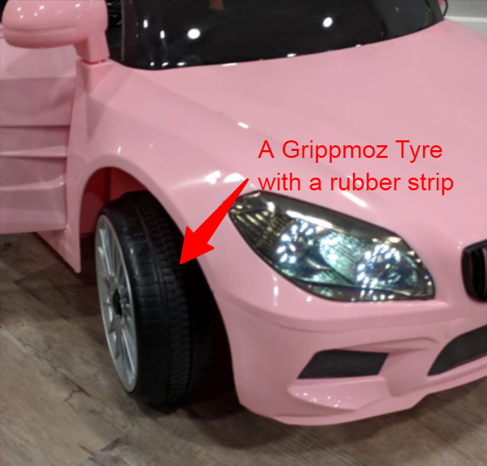 What is a Grippmoz Ride on Toy Tyre?
