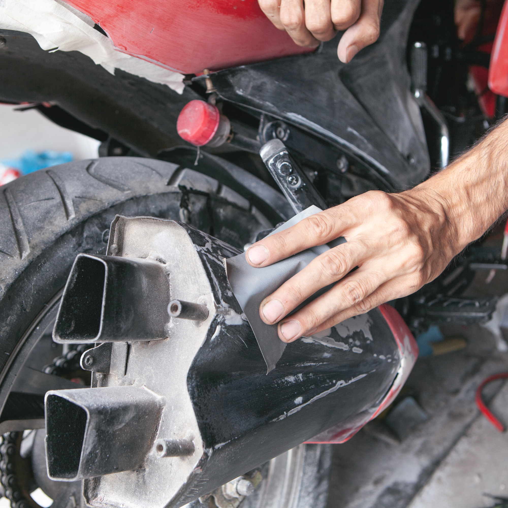 Painting a Motorcycle