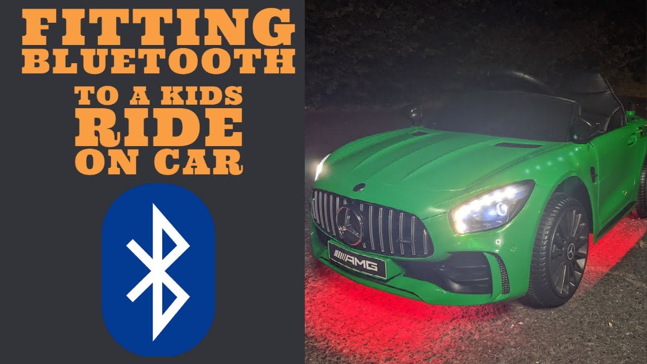 Fitting a RiiRoo Bluetooth Adapter to a Kids Electric Ride On Car