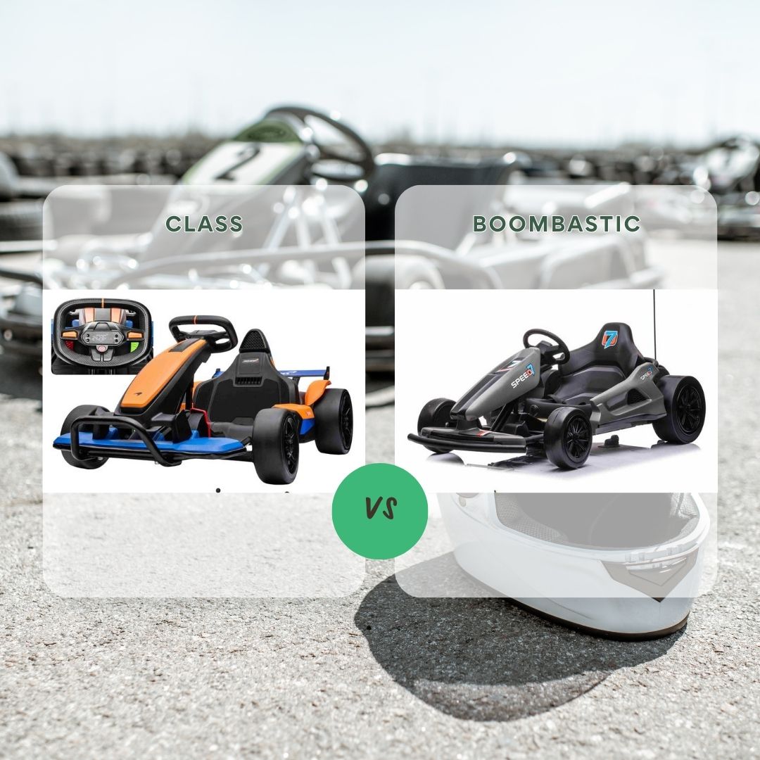 What Is The Difference Between The McLaren 24V Drift Kart and the RiiRoo MaxDriftz™ 750 24V Drift Go Kart