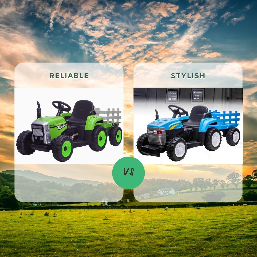 What Is The Difference Between The RiiRoo 2020 JDX and the New Holland 12V Tractors