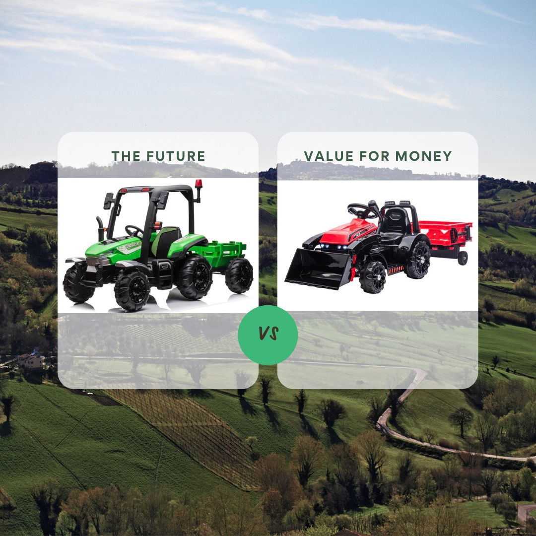What Is The Difference Between The RiiRoo 24V Tractor With Trailer and the Kids 6V Tractor With Trailer