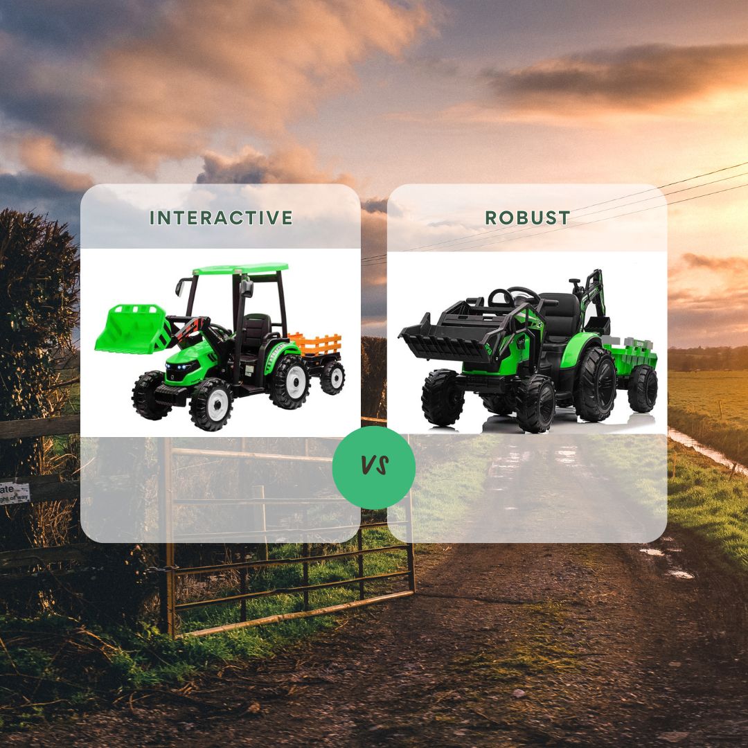 What Is The Difference Between The RiiRoo Tractor/Digger and the RiiRoo Tractor Digger