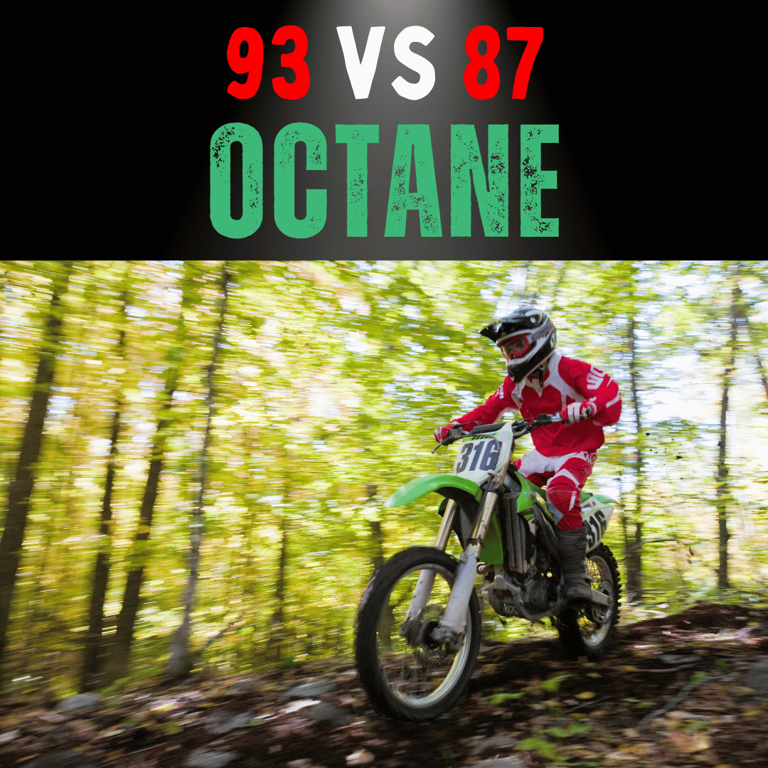 a dirt biker riding his bike through the woods