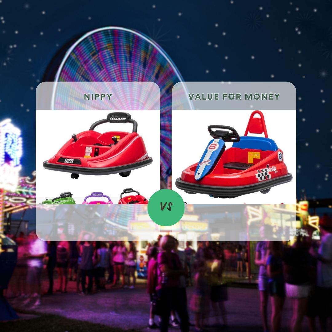 What is the Difference Between the RiiRoo Waltzer Bumper Car 2021 and the RiiRoo BumperVTX 6V Bumper Kart?