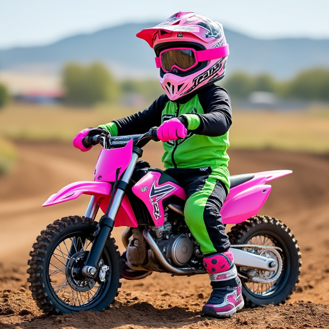 Little girl motocross sales