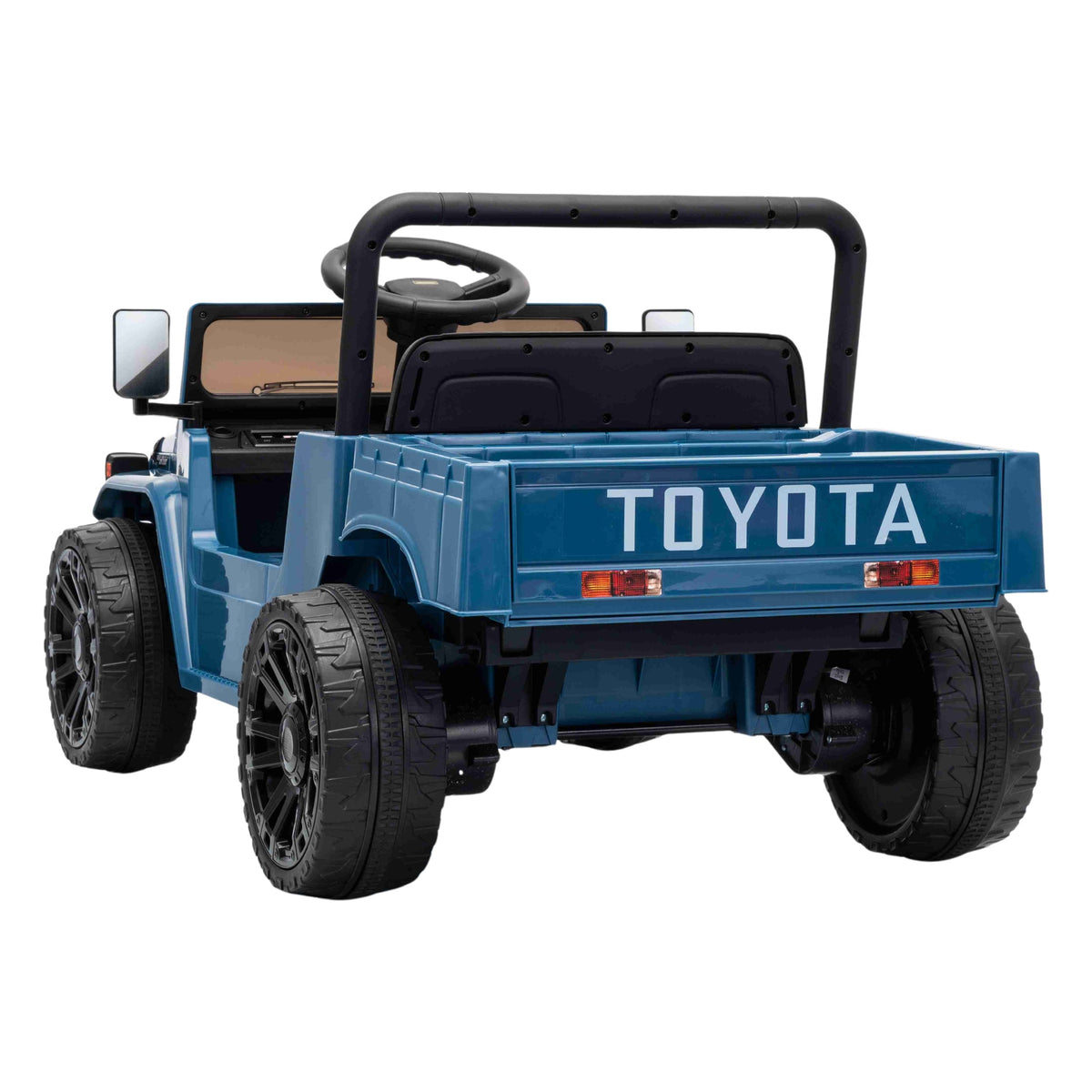 04-licensed-toyota-land-cruiser-fj45-12v-kids-electric-ride-on-pick-up-blue-rear-side-view.jpg