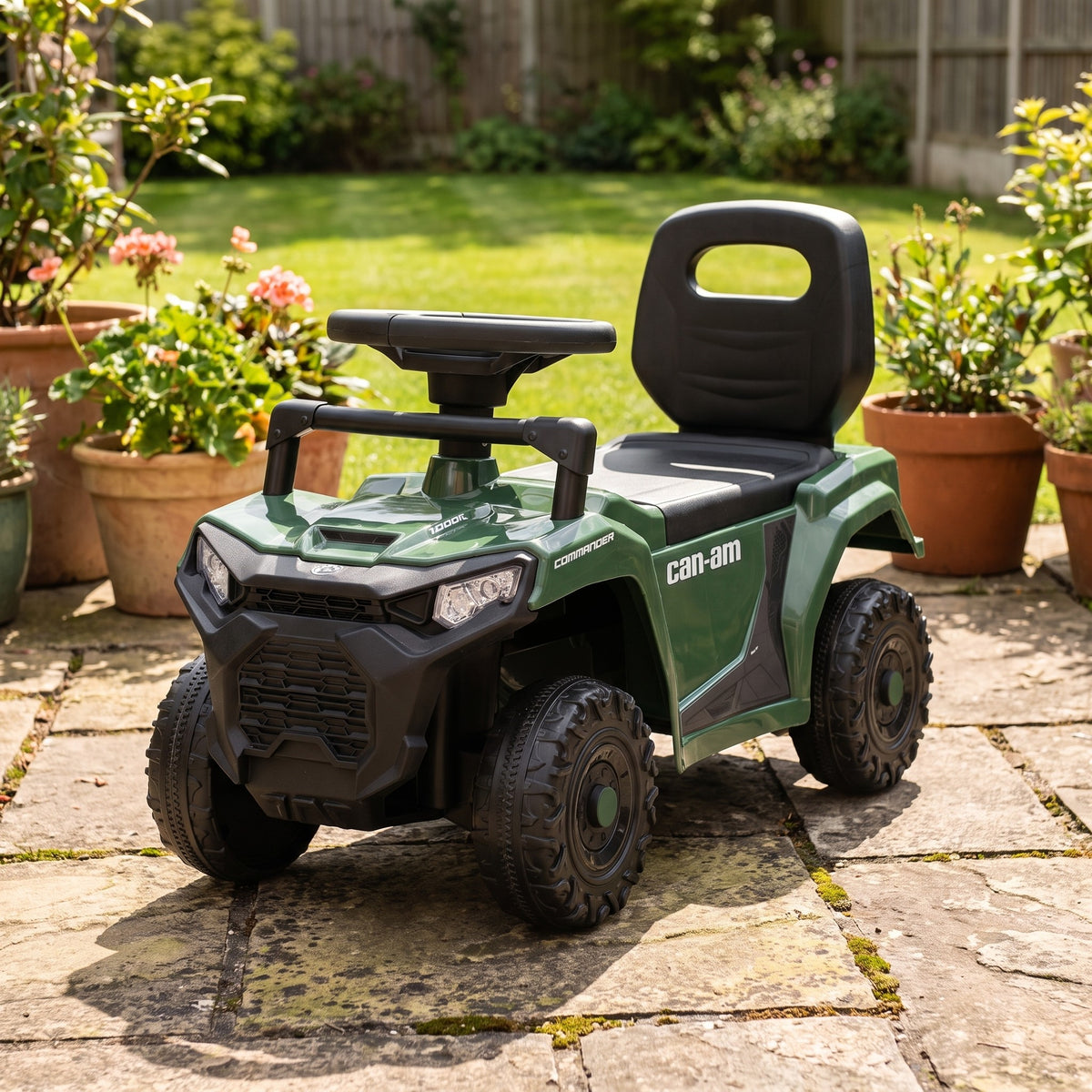 08-licensed-can-am-renegade-foot-to-floor-kids-ride-on-utv-green-patio-lifestyle.jpg