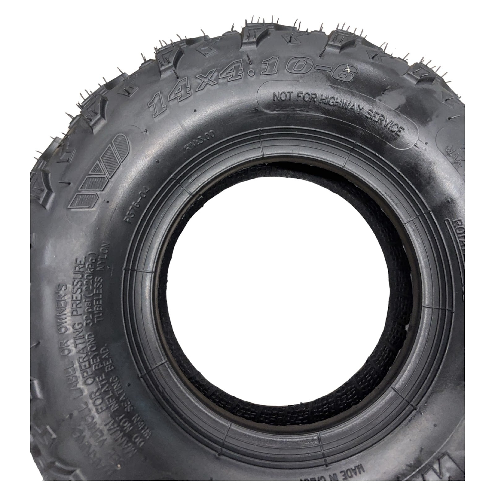 Replacement Wheel for Kids Ride on's - 6 inch tyre for 48V Go Kart/98cc Go Kart - 104-3186
