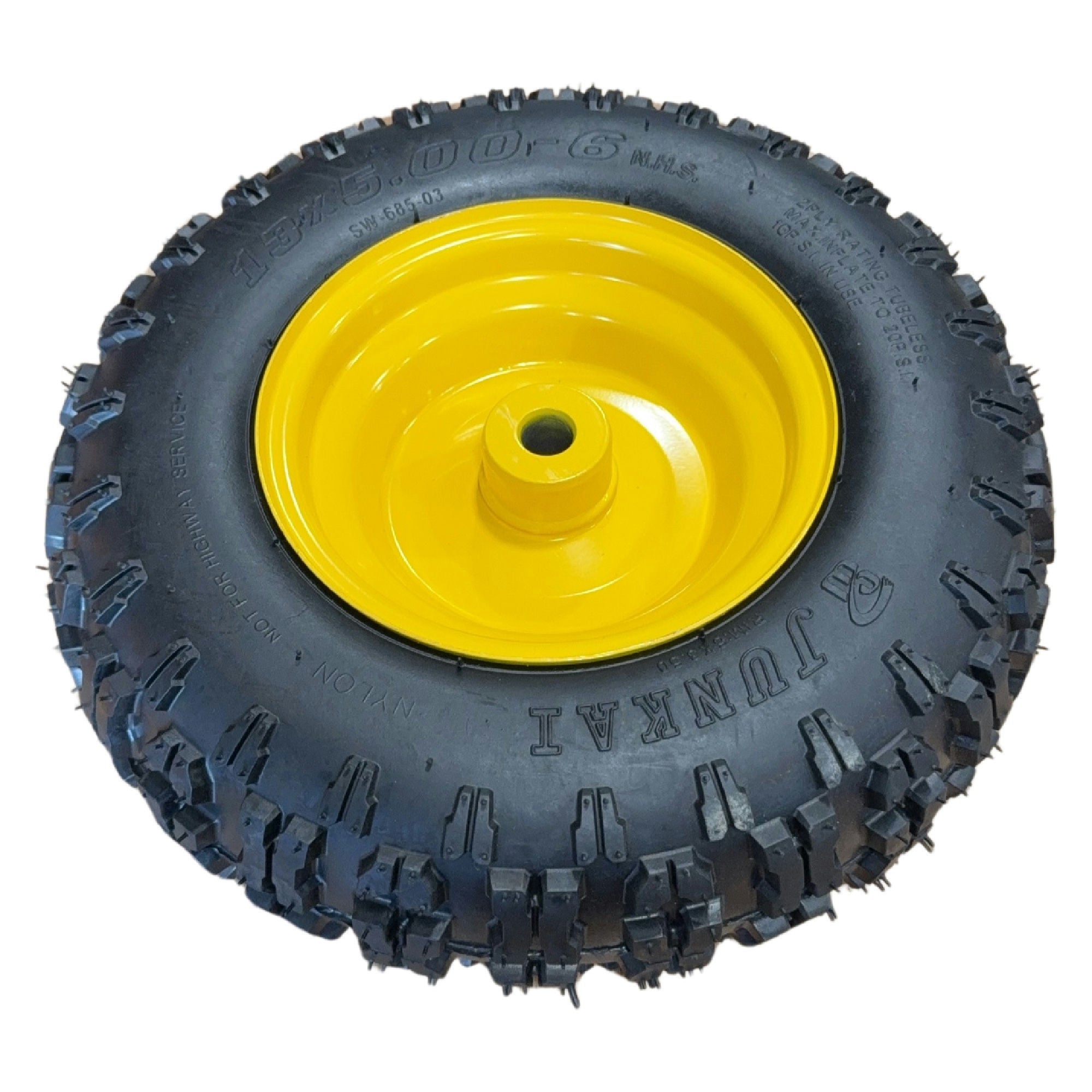 Replacement Wheel for Kids Ride on's - Petrol Tractor Trailer Wheel Complete without bearing - 104-2940