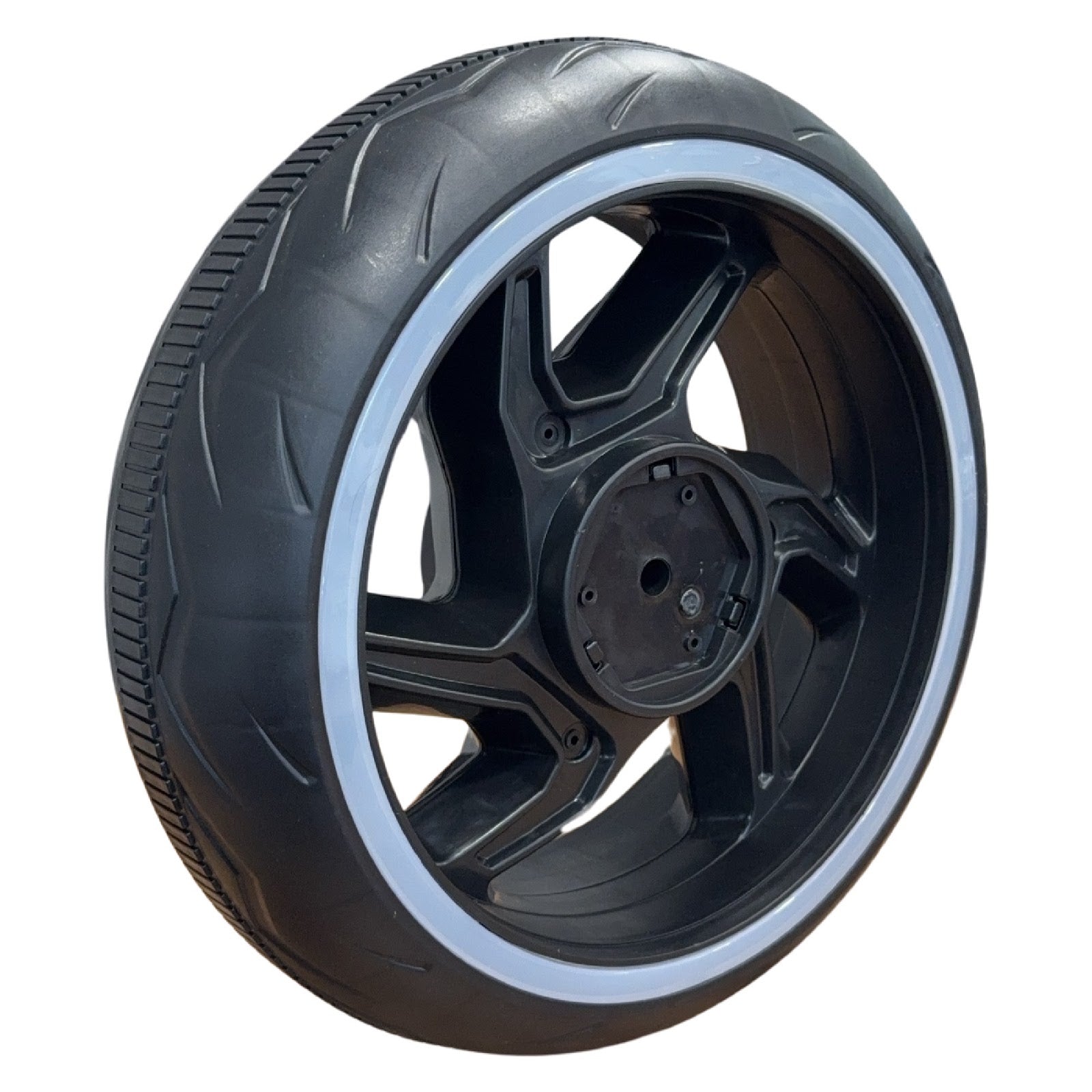 Replacement Wheel for Kids Ride on's - Vortex Motorbike Rear Wheel - 104-3344