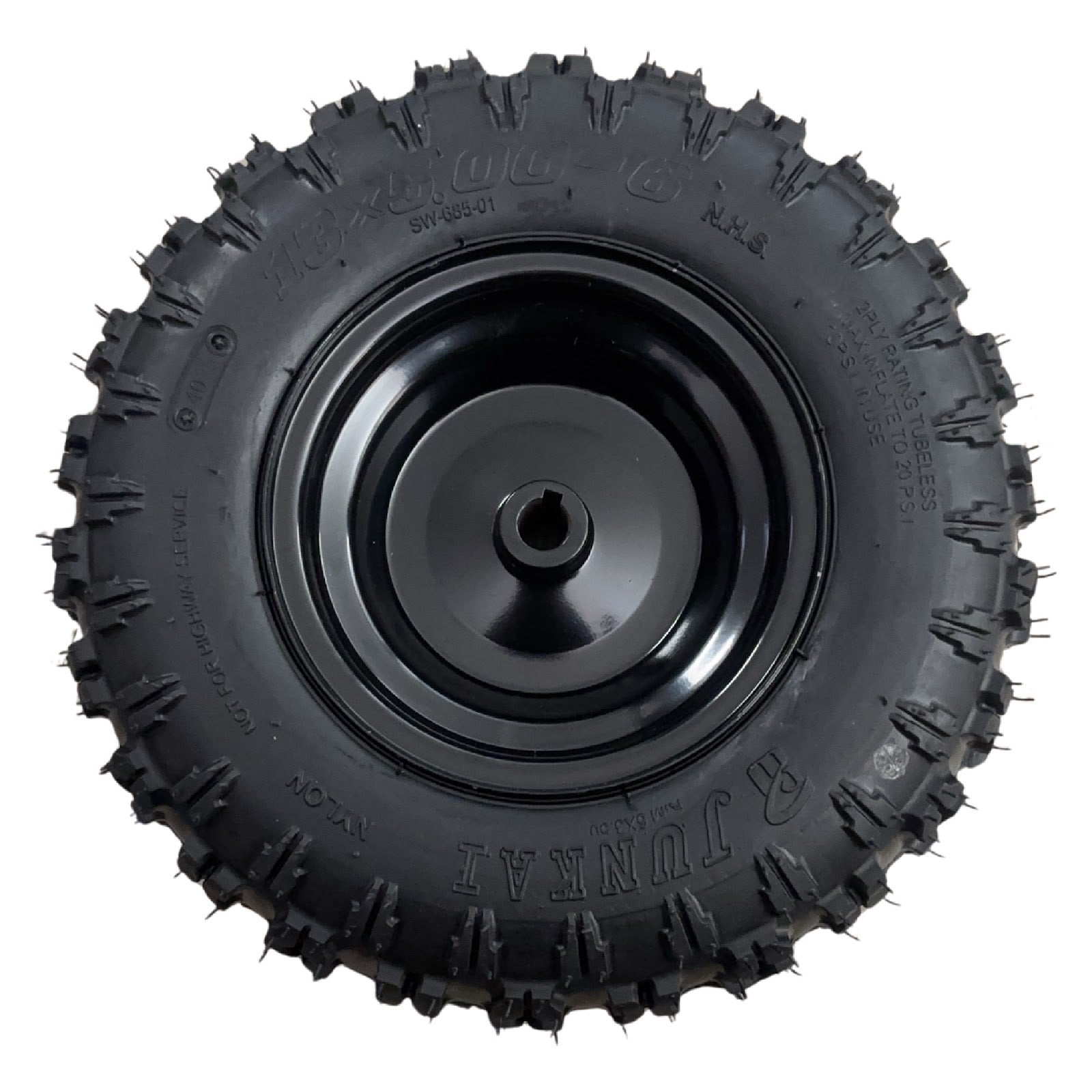 Replacement Wheel for Kids Ride on's - Quad/ATV 6 inch Rear Wheel - 104-3129