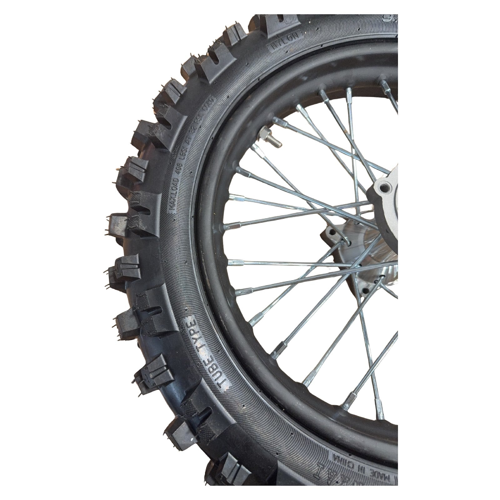 Replacement Wheel for Kids Ride on's - Rear Wheel 14inch for 140cc Dirt Bike - 104-3191