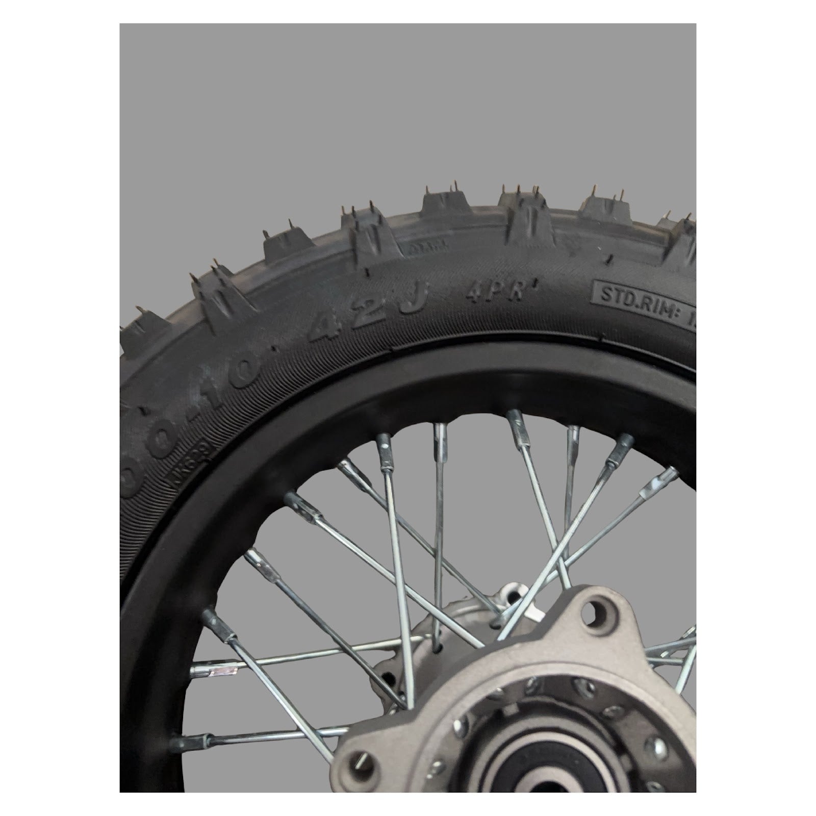 Replacement Wheel for Kids Ride on's - OneMX PX2S Rear Wheel 10 inch 110cc dirt bike - 104-3127