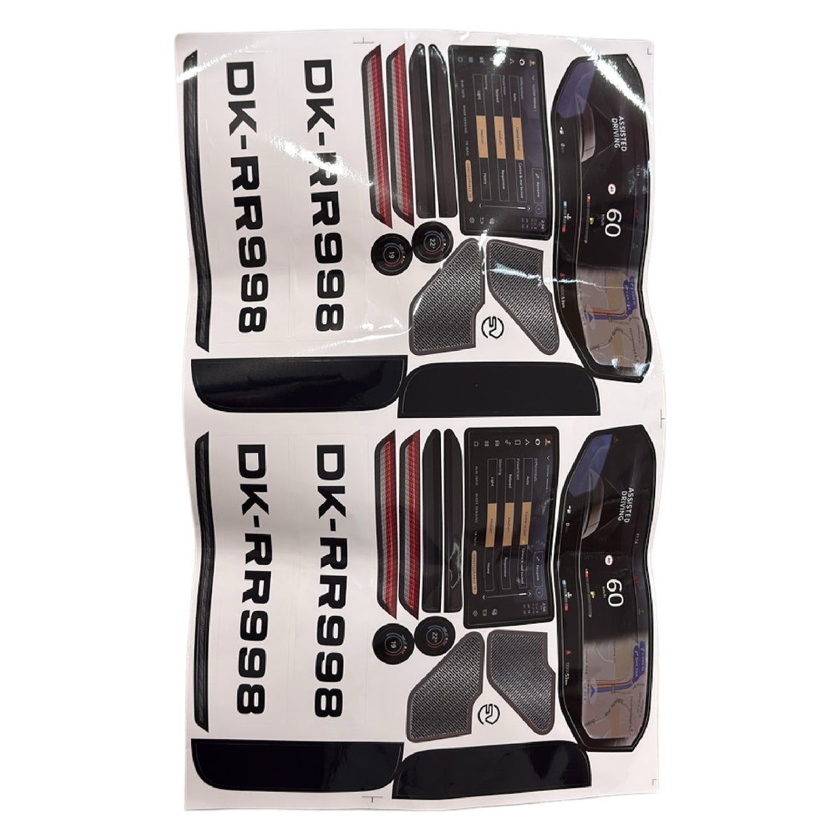 Replacement Stickers for Kids Ride on's - Body Stickers for Range Rover SUV - 139-3435