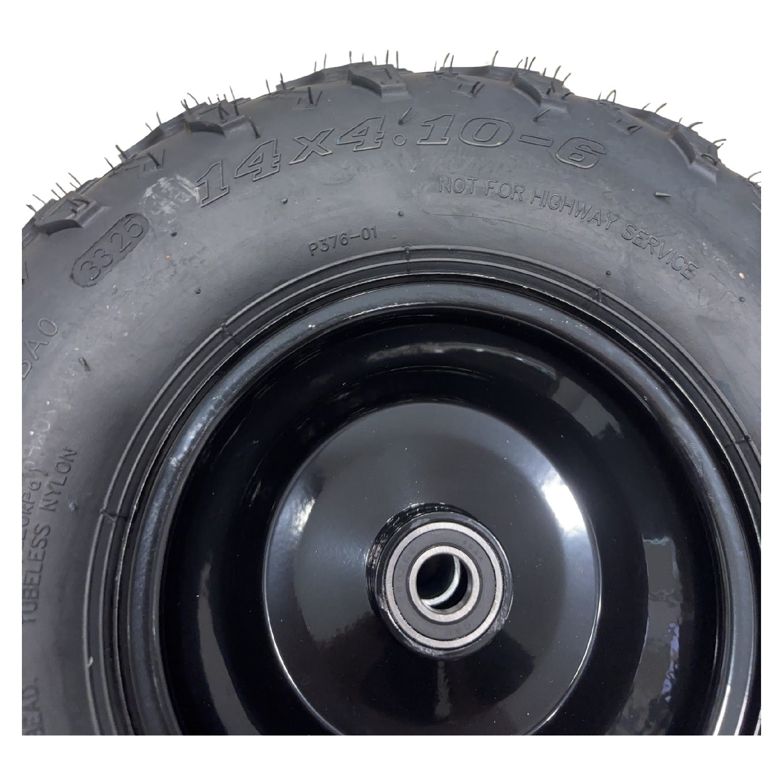 Replacement Wheel for Kids Ride on's - Front Right Wheel 6 inch for OneKart-EX3S/PX3S - 104-3187