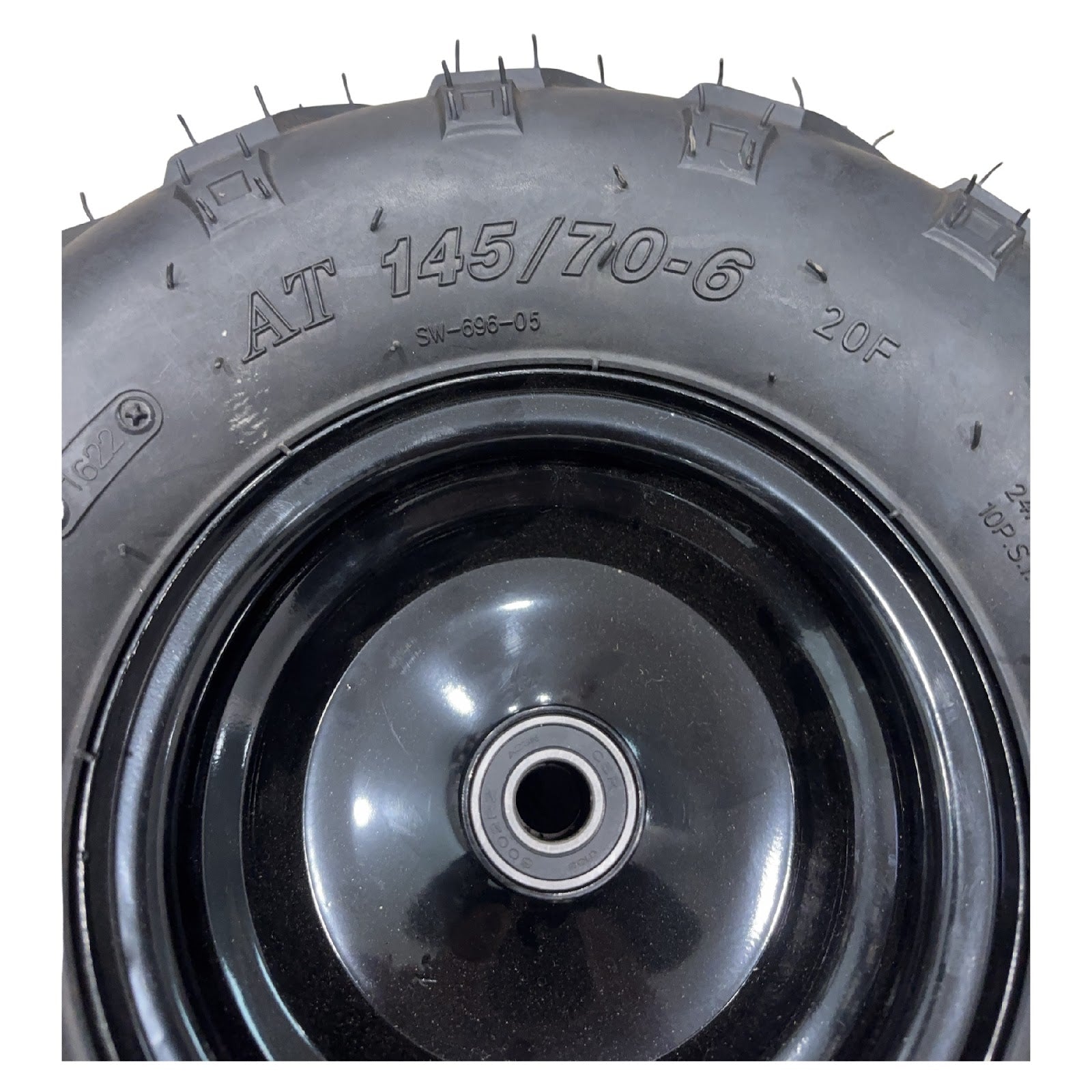 Replacement Wheel for Kids Ride on's - Front Left Wheel for 212cc Petrol Buggy - 104-3192