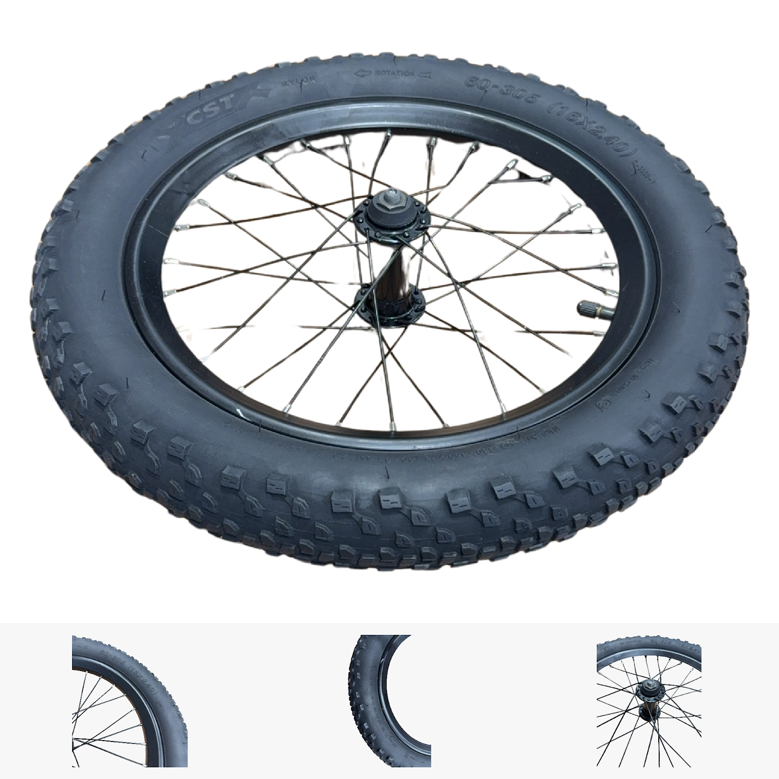 Replacement Wheel for Kids Ride on's - ProBIK 250 Front Wheel - 104-3223