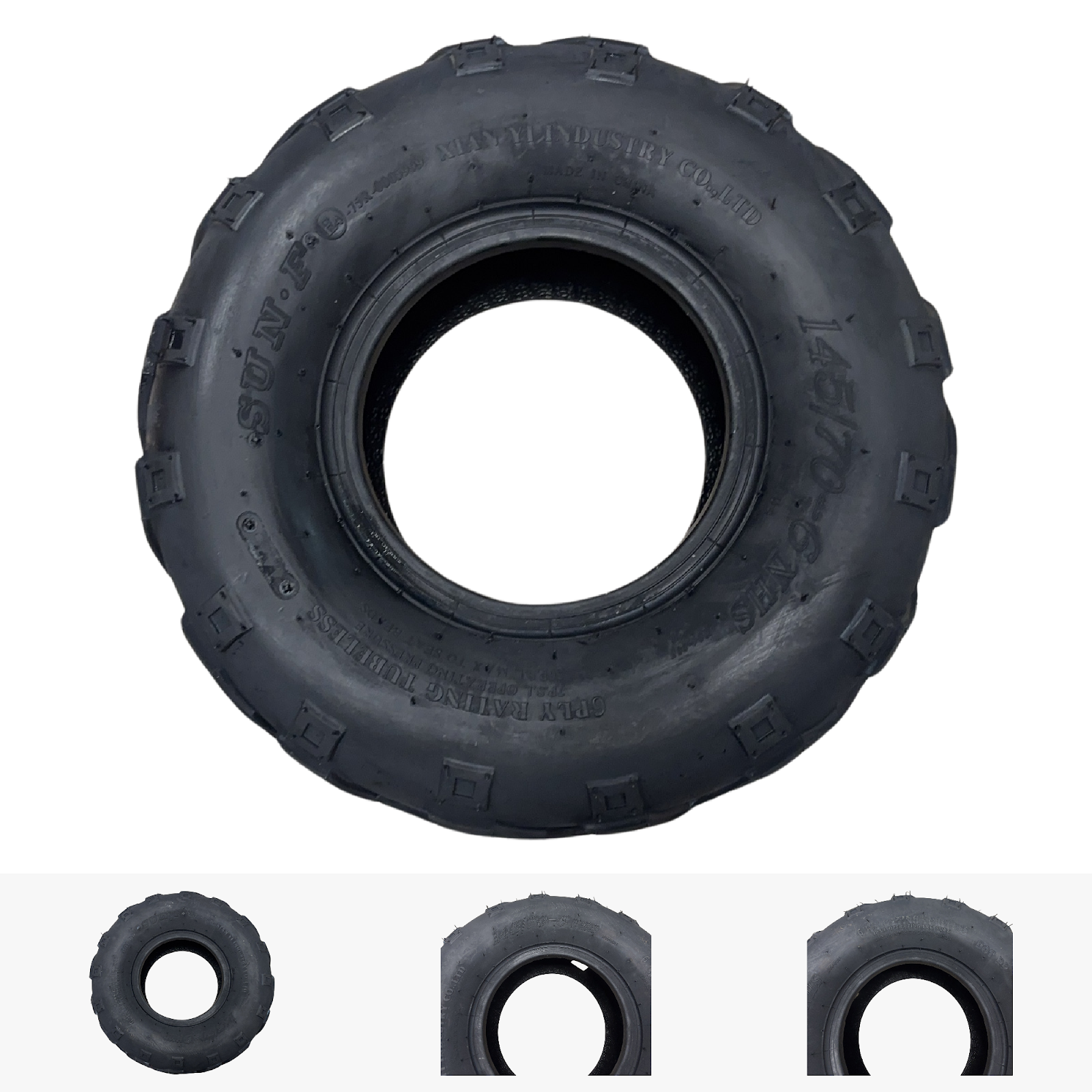 Replacement Wheel for Kids Ride on's - 6 inch tyre for OneUTV PX5S 163cc Buggy - 104-3170