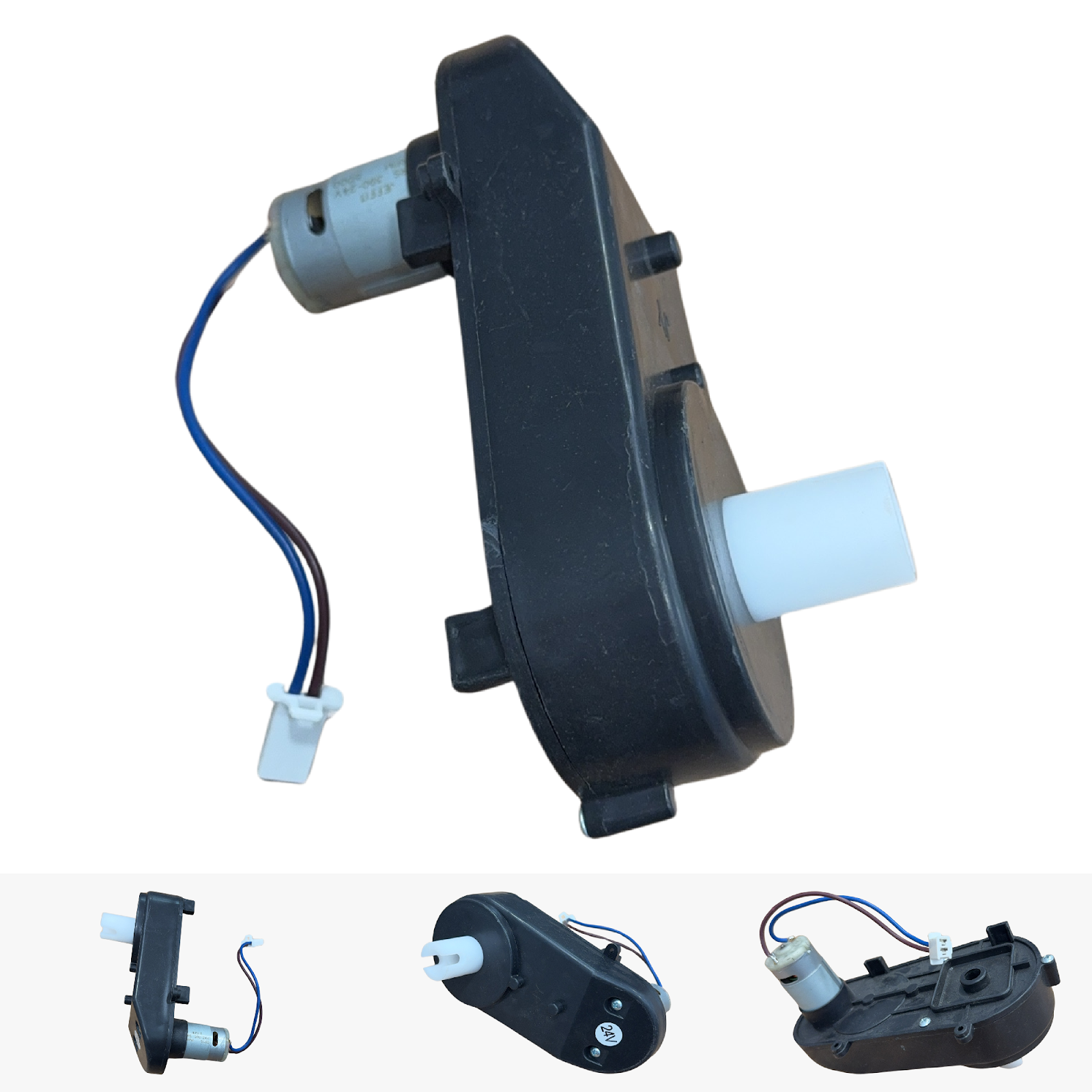 Replacement Steering Wheel Motor for Kids Ride on's - 24V Steering Wheel Motor 500RM Range Rover SUV - 132-3022