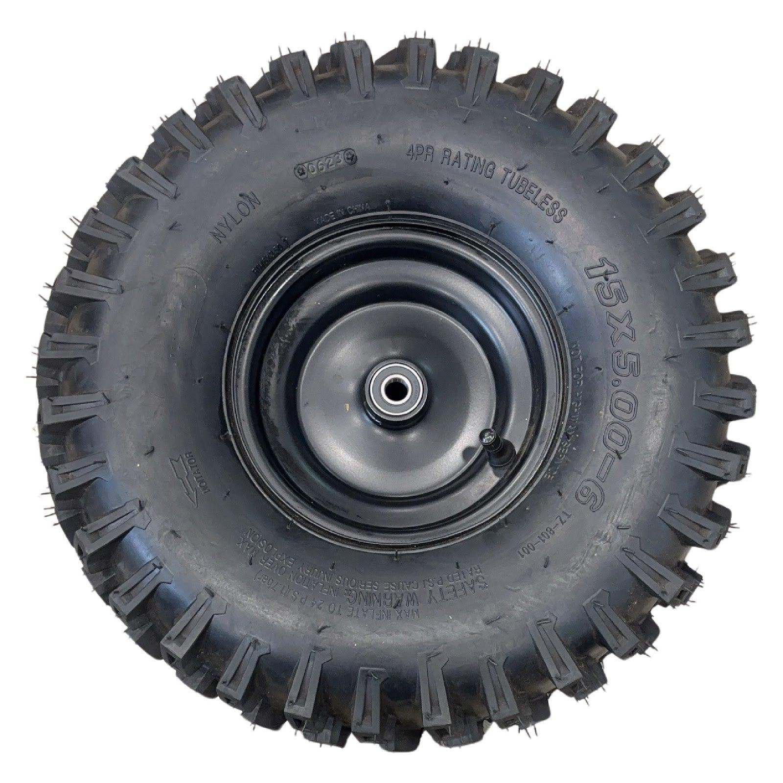 Replacement Wheel for Kids Ride on's - Front Left Wheel for 48V OneUTV-EX3S - 104-3194