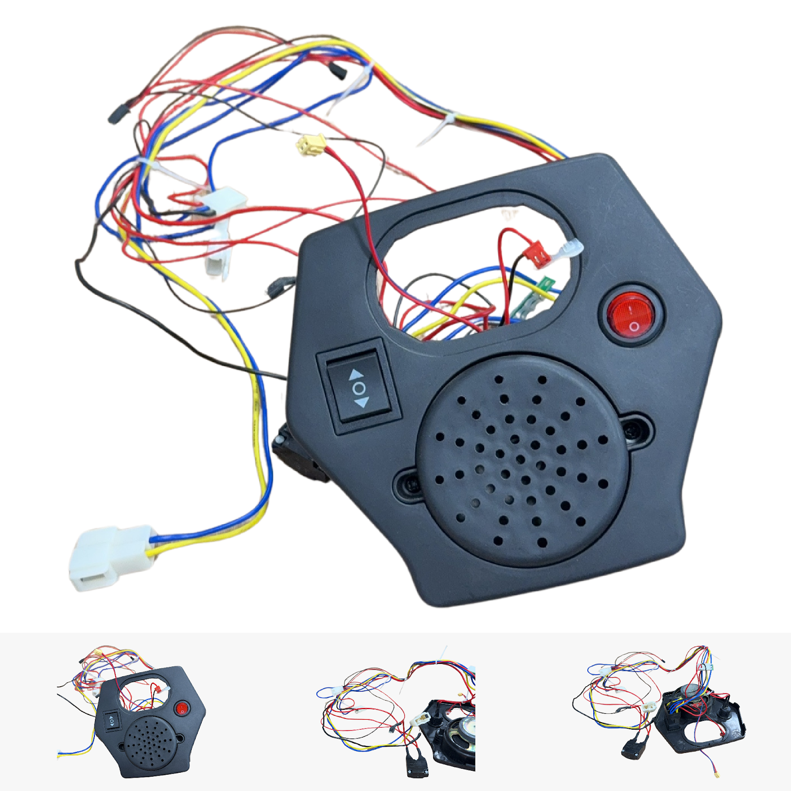 Replacement Wiring for Kids Ride on's - Dashboard Complete with On/Off Switch & Forward and Reverse for ITA-25 Motorbike - 119-3024