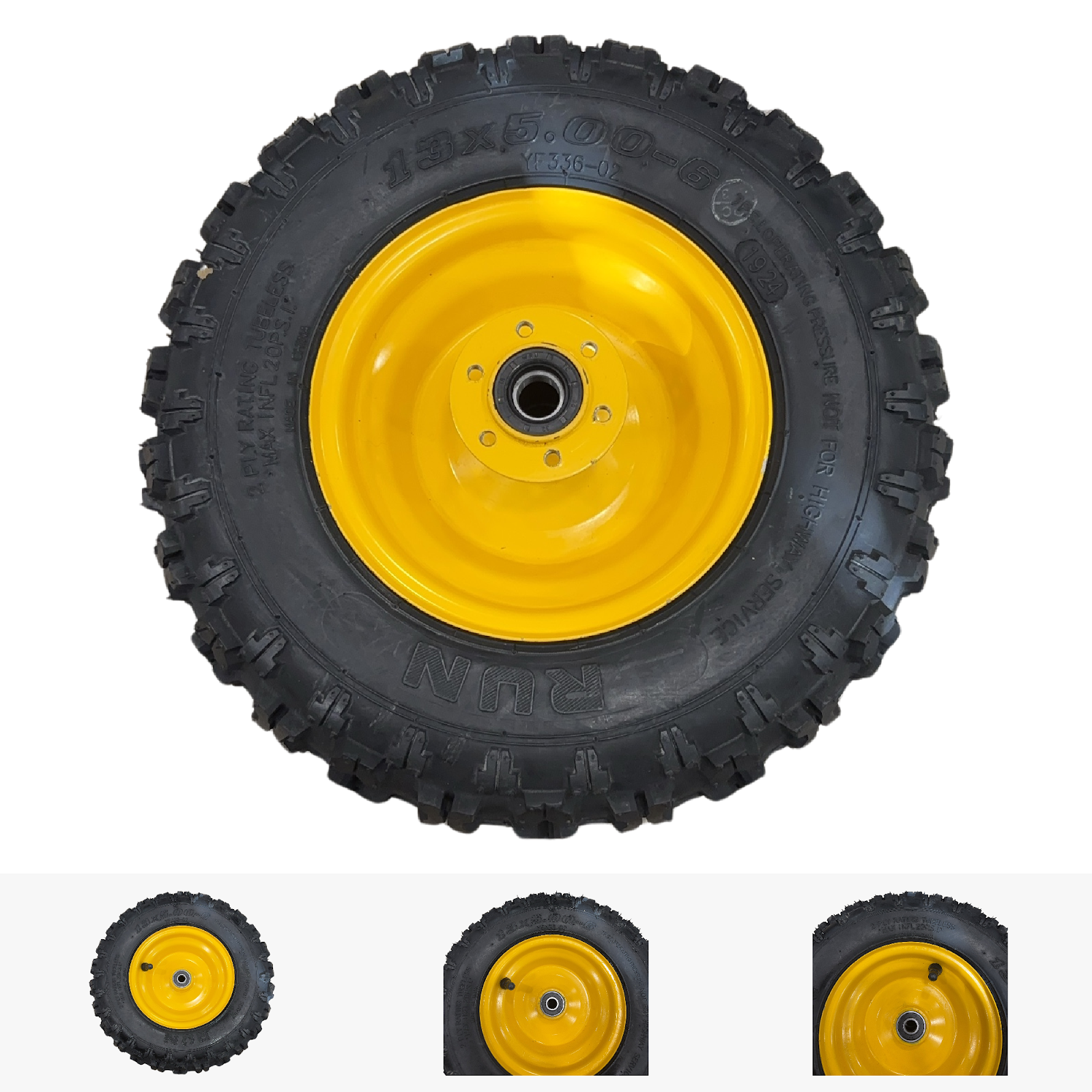 Replacement Wheel for Kids Ride on's - OneTractor-PX2S Front Wheel 6 inch - 104-3140