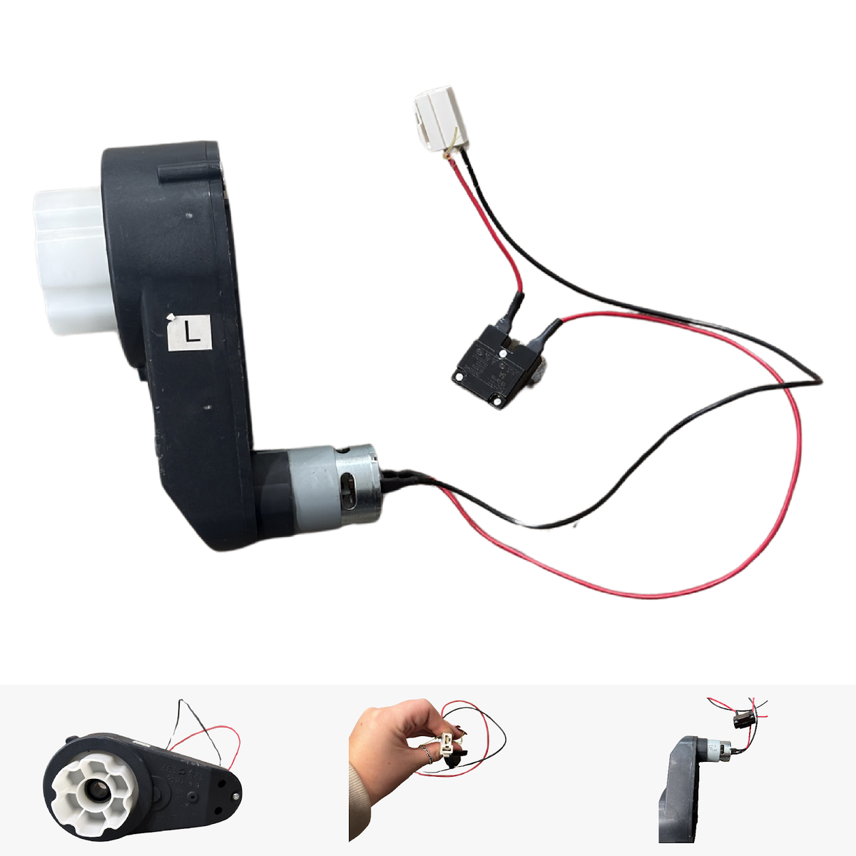 Replacement Electric Motor for Kids Ride on's - Licensed Land Rover Range Rover Sport (L461) - Left Side - 106-3666