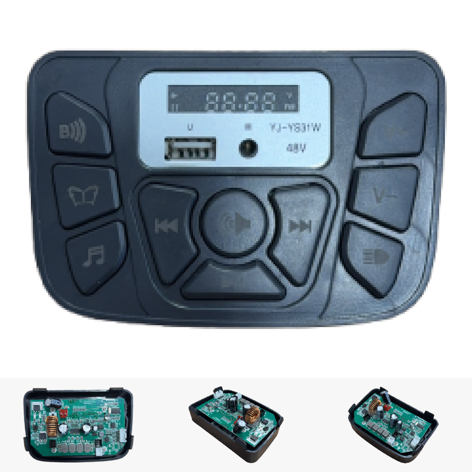 Replacement Media Player Console for Kids Ride on's - 48V Drift Media Display - 107-3093