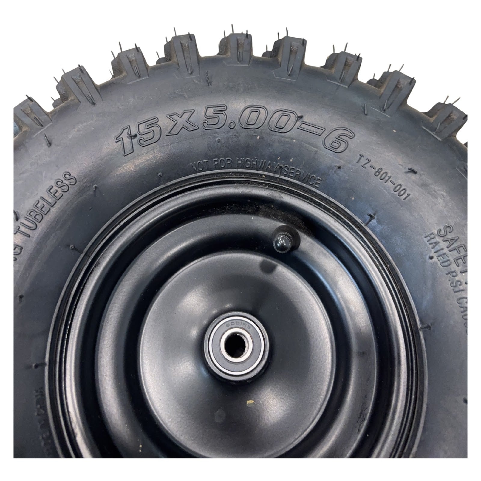 Replacement Wheel for Kids Ride on's - Front Left Wheel for 48V OneUTV-EX3S - 104-3194