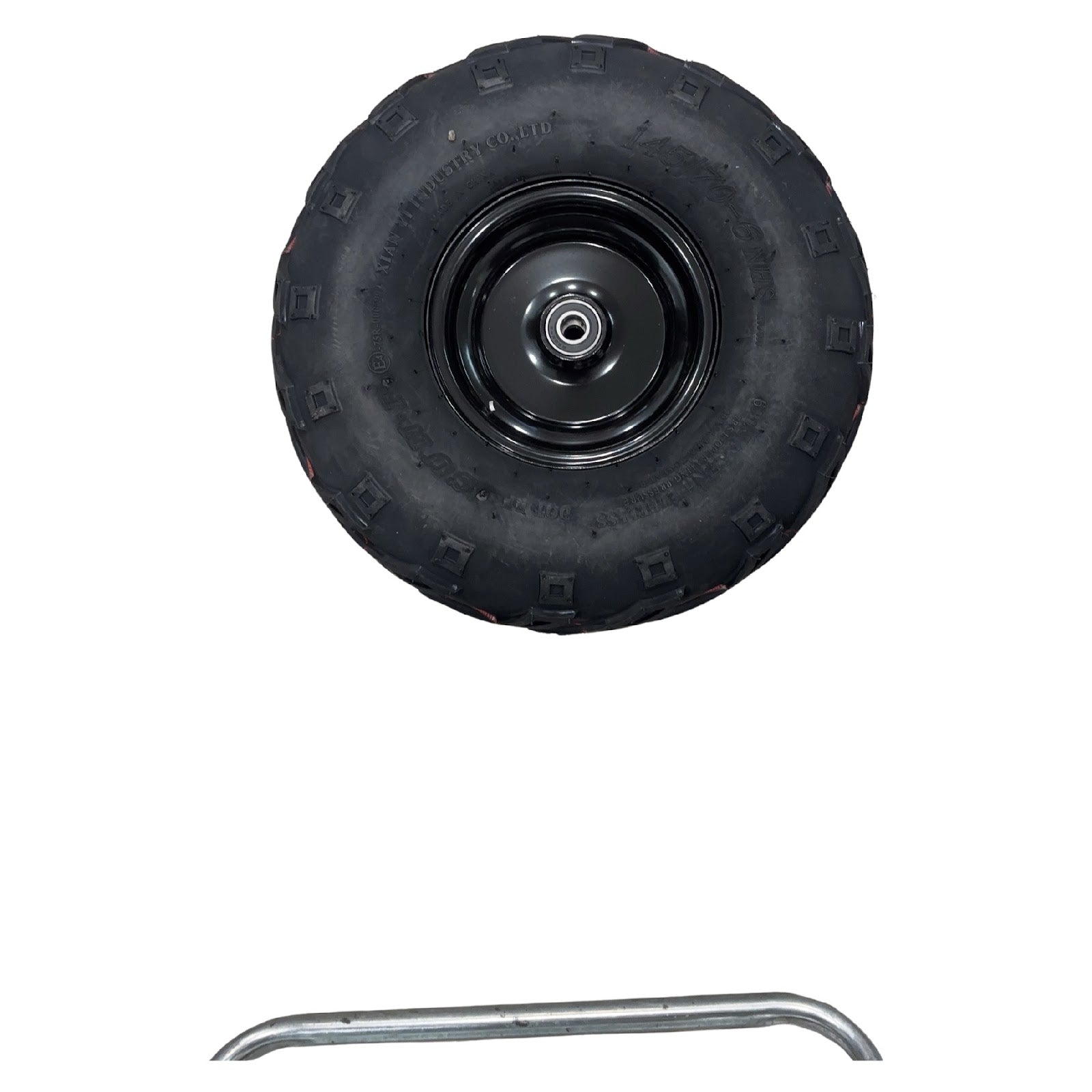 Replacement Wheel for Kids Ride on's - Front Left 6 inch Wheel for 163cc UTV OneUTV-PX5S - 104-3182