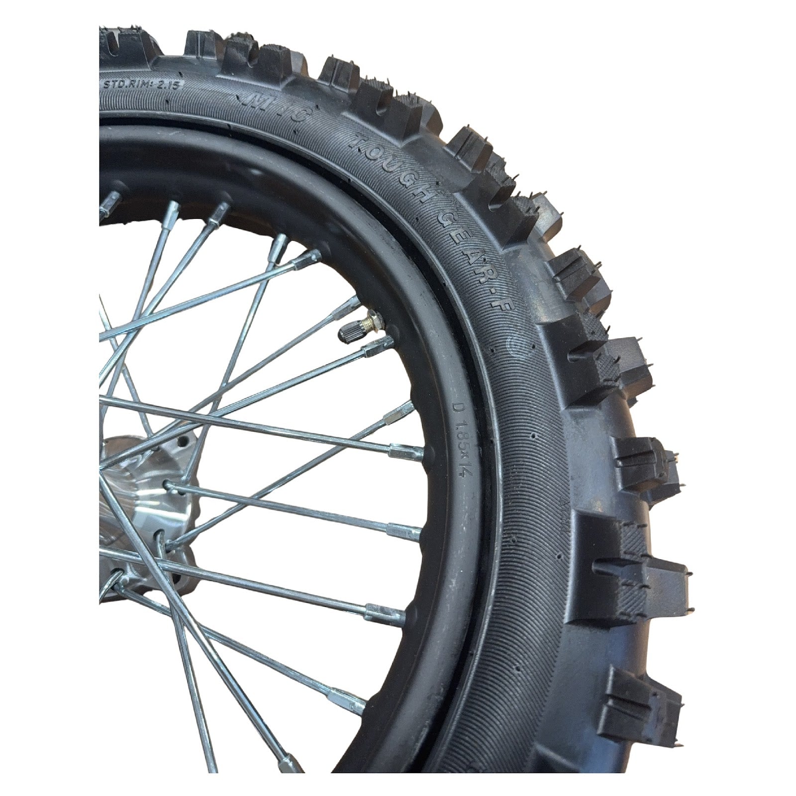 Replacement Wheel for Kids Ride on's - Rear Wheel 14inch for 140cc Dirt Bike - 104-3191