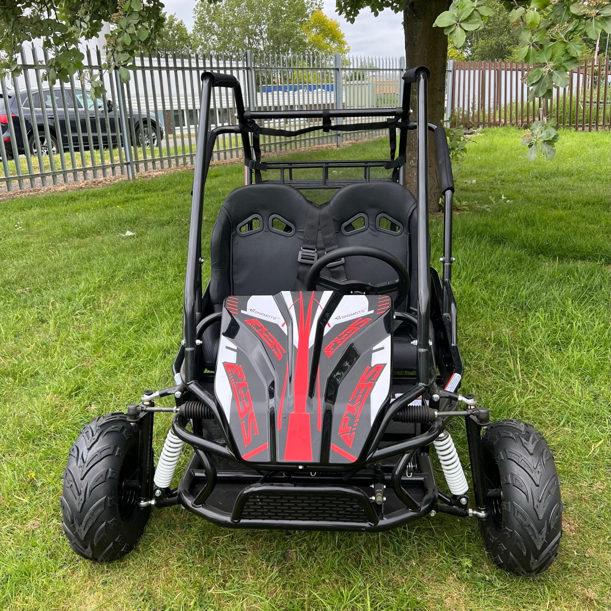 212cc 4-Stroke Kids 2 Seater Petrol UTV Buggy - Storage & Roll Cage | OneUTV™ PX3S