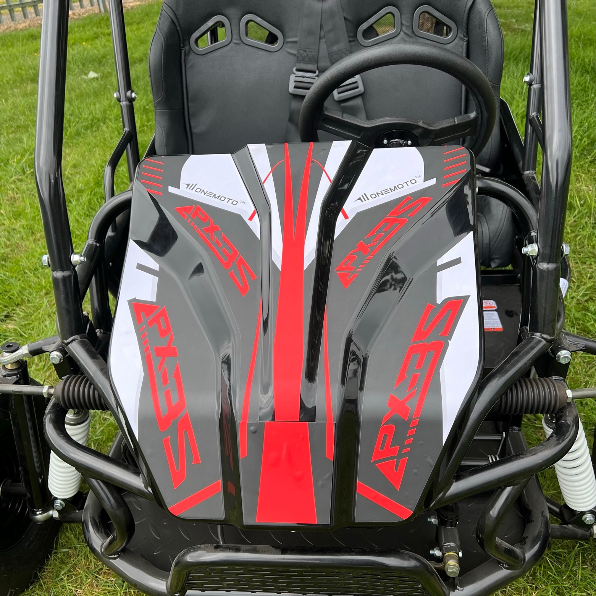 212cc 4-Stroke Kids 2 Seater Petrol UTV Buggy - Storage & Roll Cage | OneUTV™ PX3S