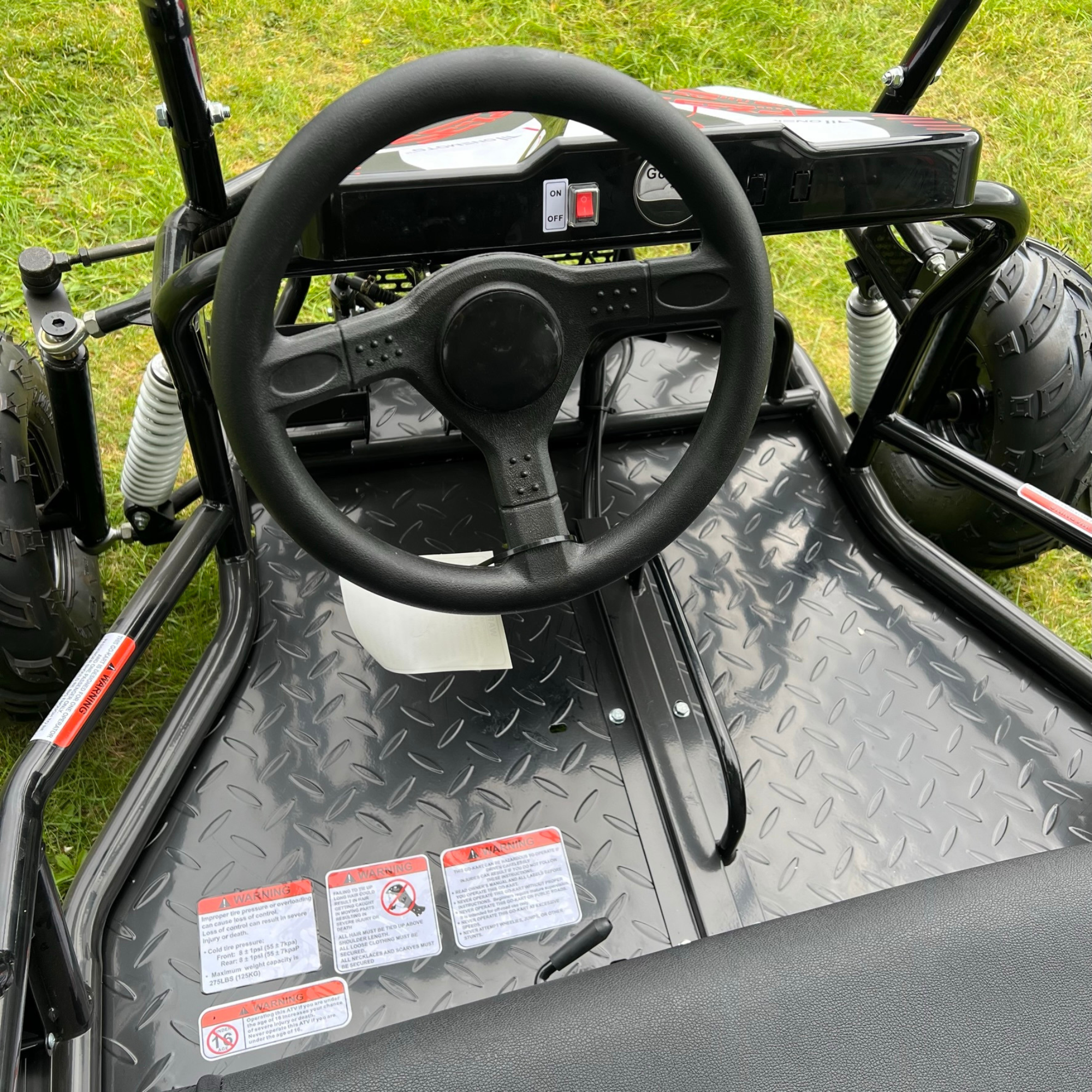 212cc 4-Stroke Kids 2 Seater Petrol UTV Buggy - Storage & Roll Cage | OneUTV™ PX3S