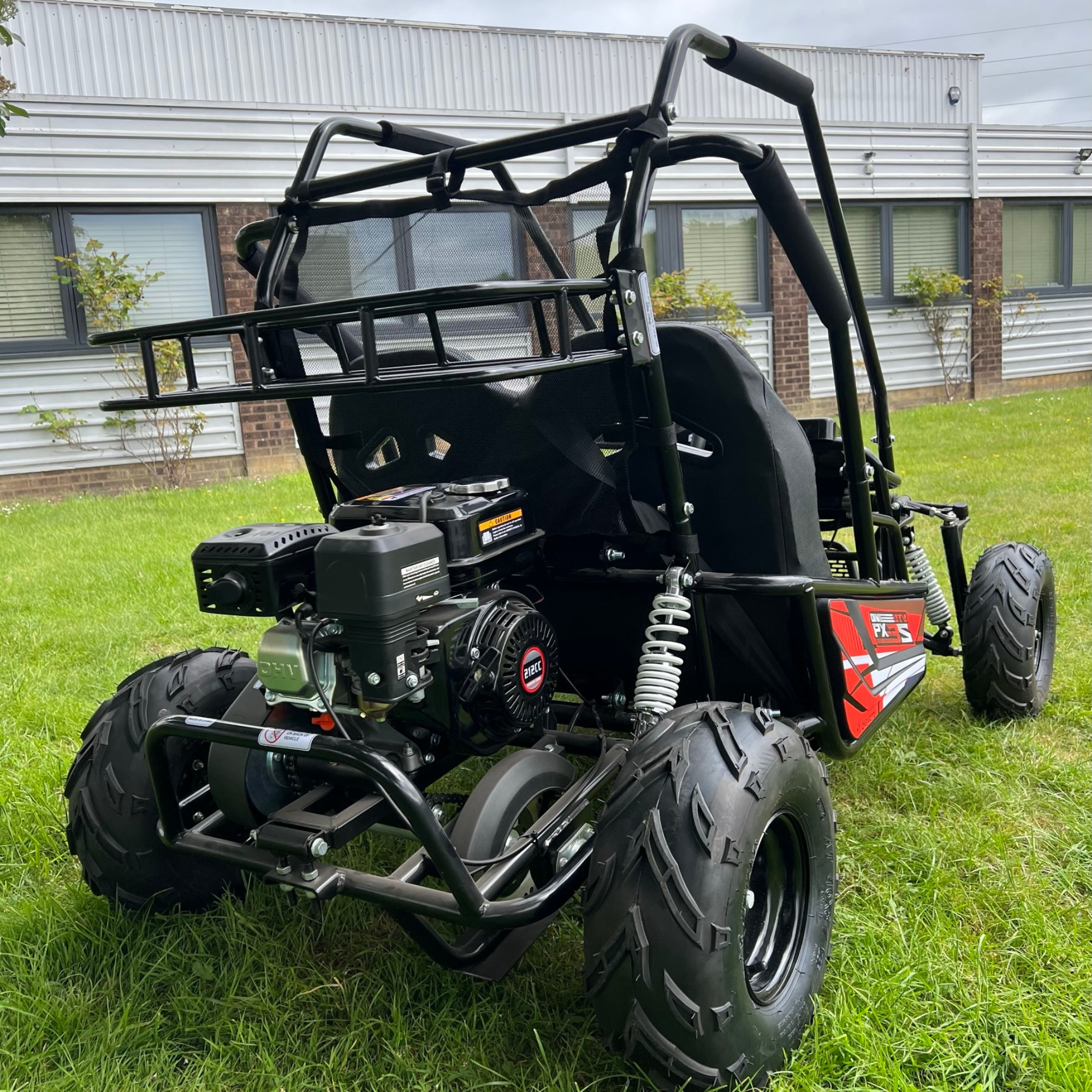 212cc 4-Stroke Kids 2 Seater Petrol UTV Buggy - Storage & Roll Cage | OneUTV™ PX3S