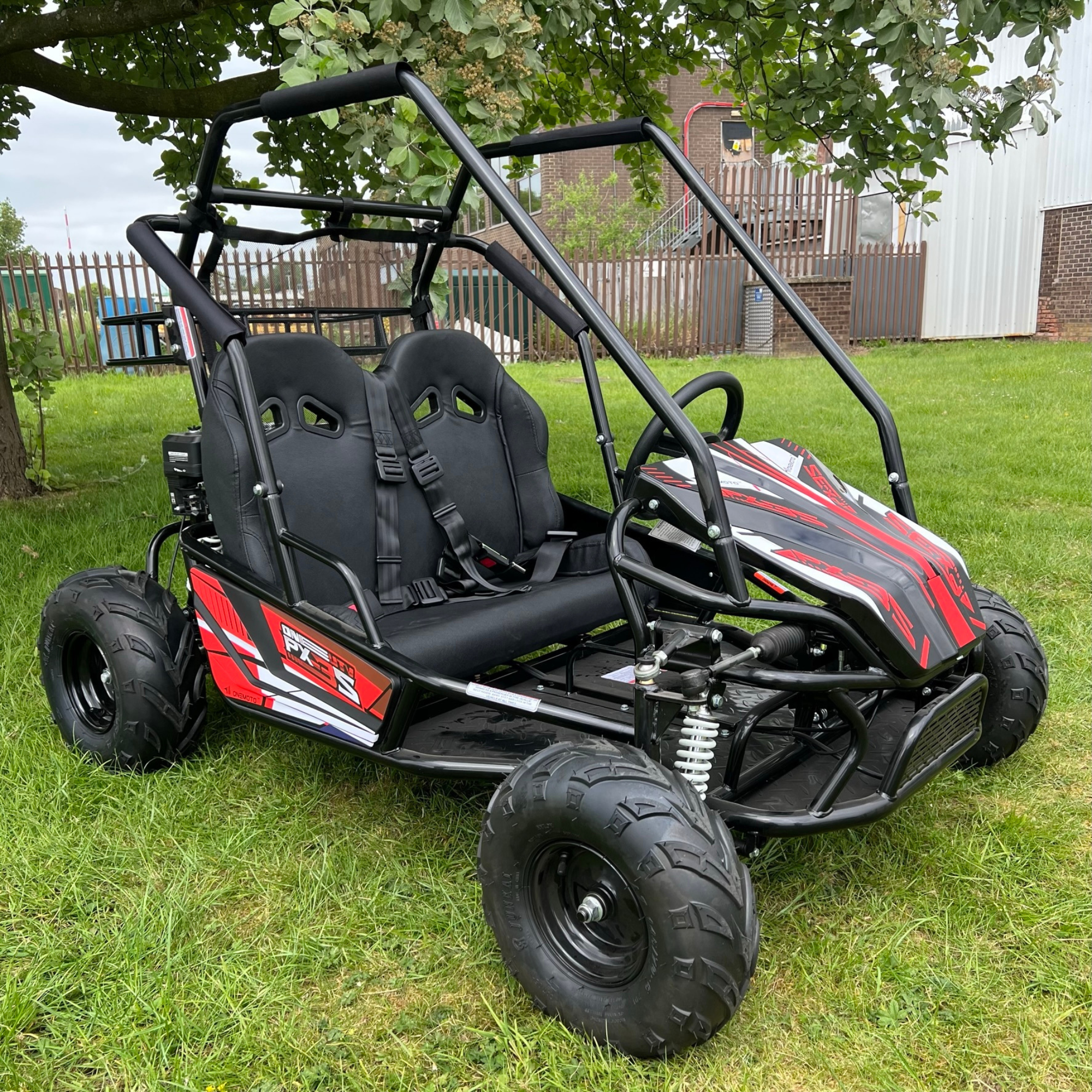 212cc 4-Stroke Kids 2 Seater Petrol UTV Buggy - Storage & Roll Cage | OneUTV™ PX3S