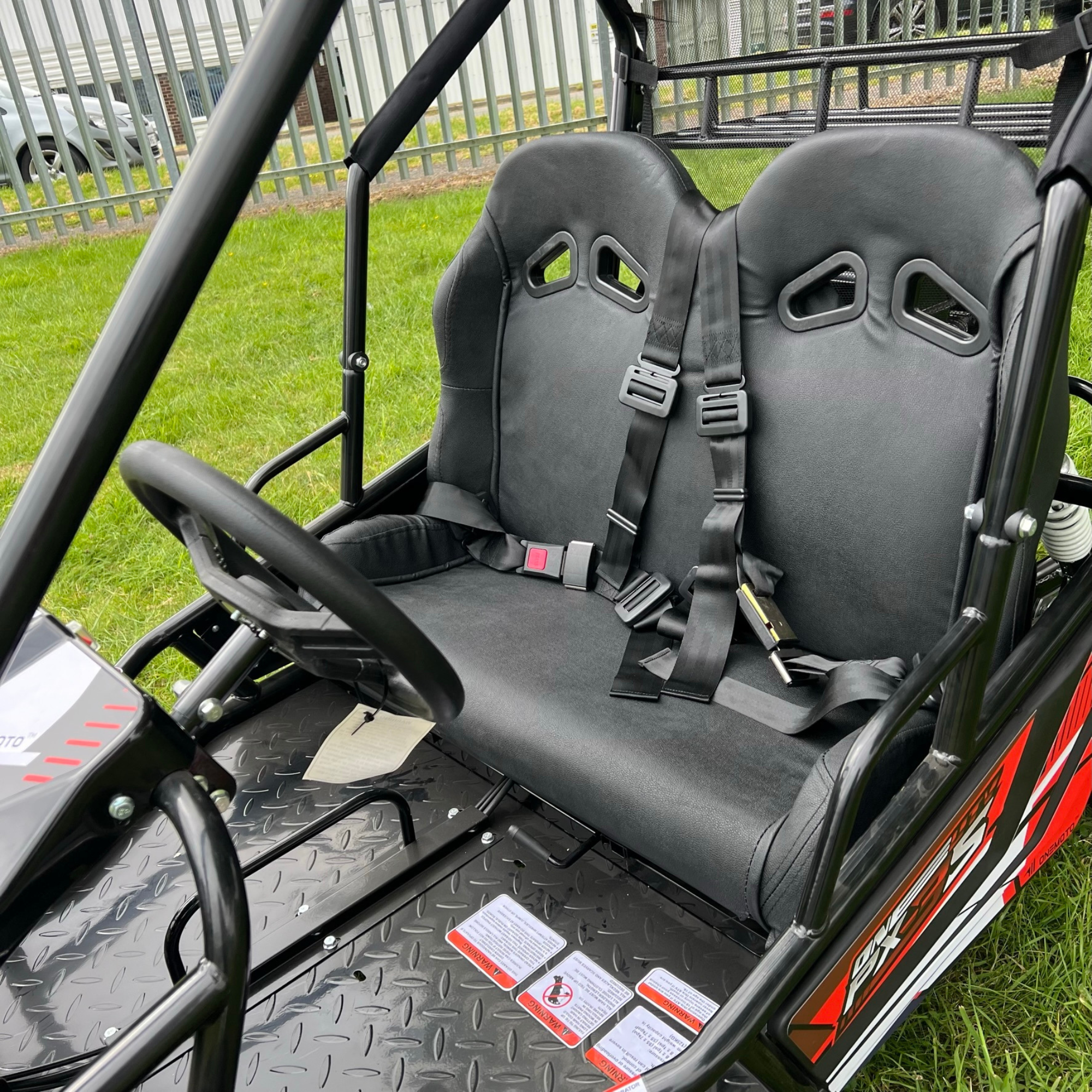 212cc 4-Stroke Kids 2 Seater Petrol UTV Buggy - Storage & Roll Cage | OneUTV™ PX3S