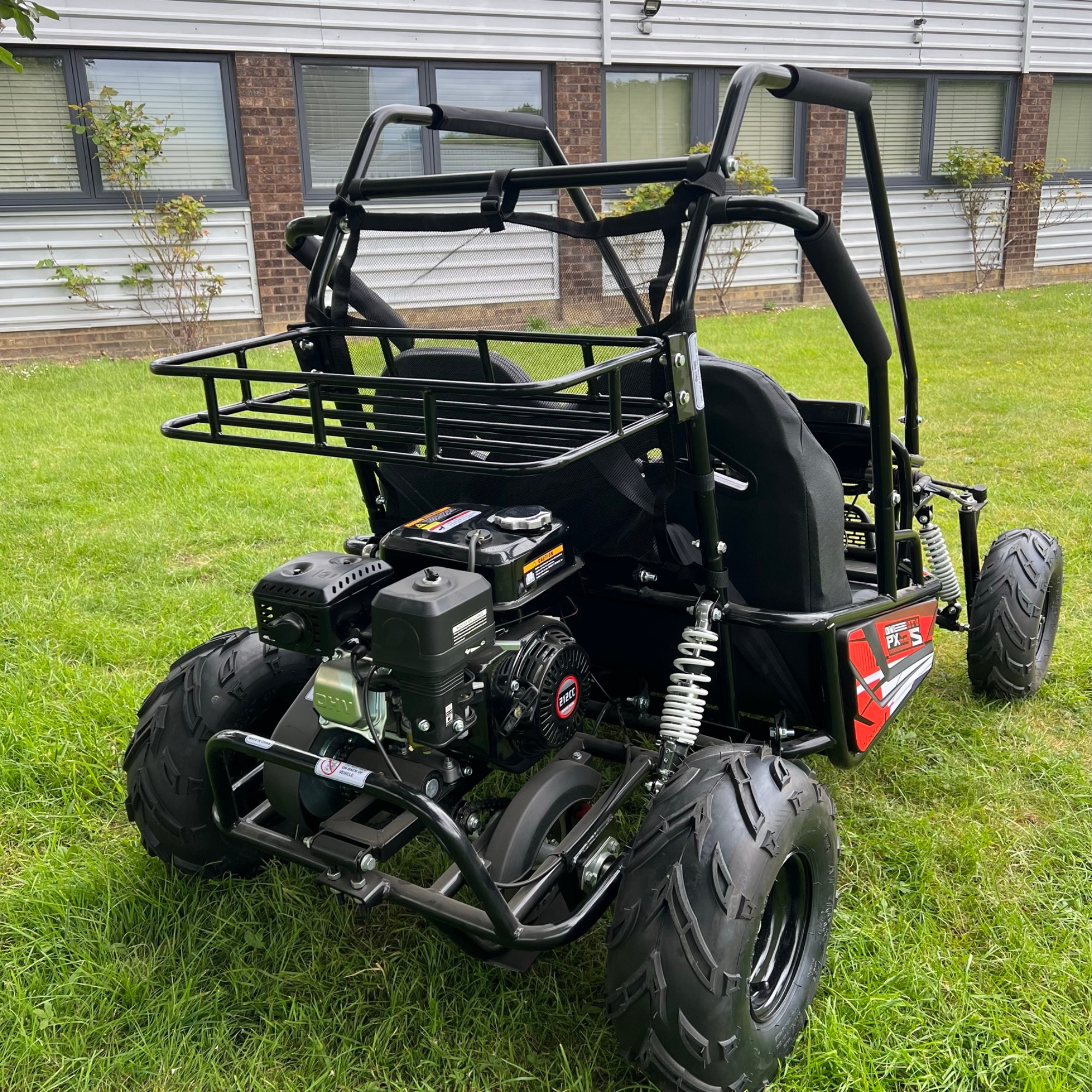 212cc 4-Stroke Kids 2 Seater Petrol UTV Buggy - Storage & Roll Cage | OneUTV™ PX3S