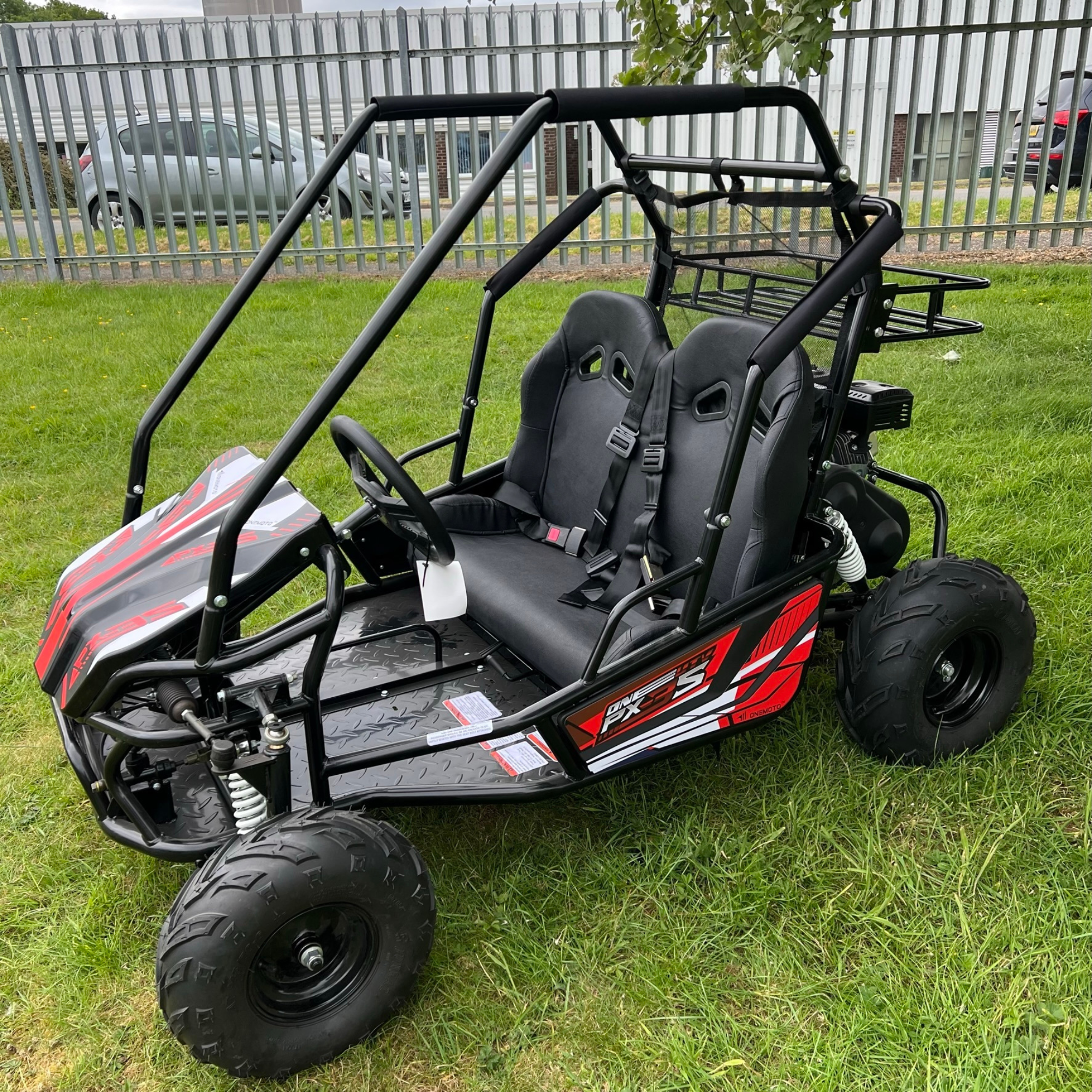 212cc 4-Stroke Kids 2 Seater Petrol UTV Buggy - Storage & Roll Cage | OneUTV™ PX3S