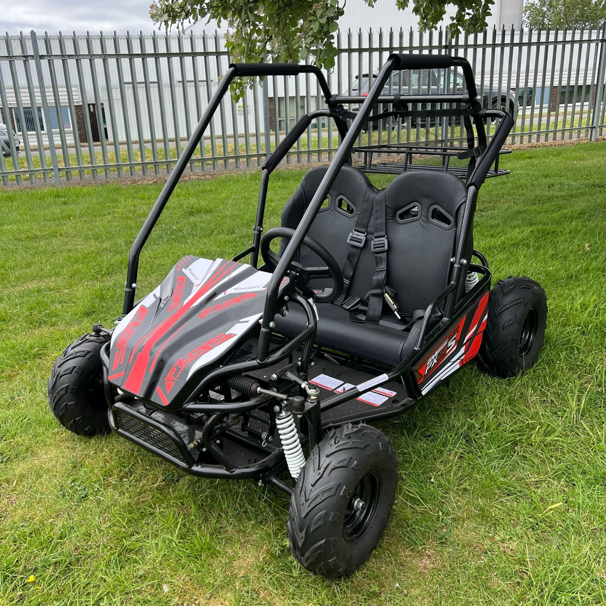 212cc 4-Stroke Kids 2 Seater Petrol UTV Buggy - Storage & Roll Cage | OneUTV™ PX3S