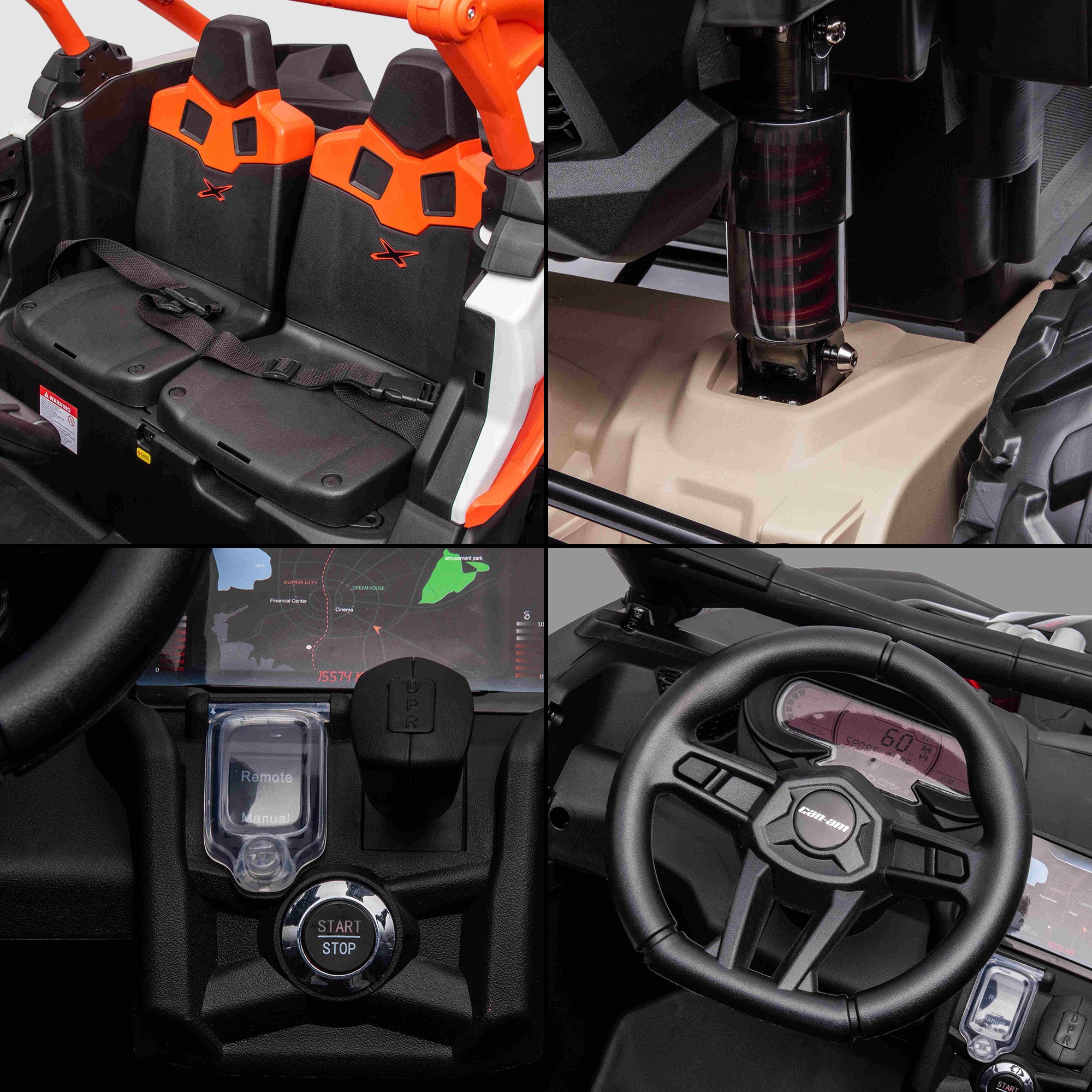 24V Official Can AM Maverick UTV