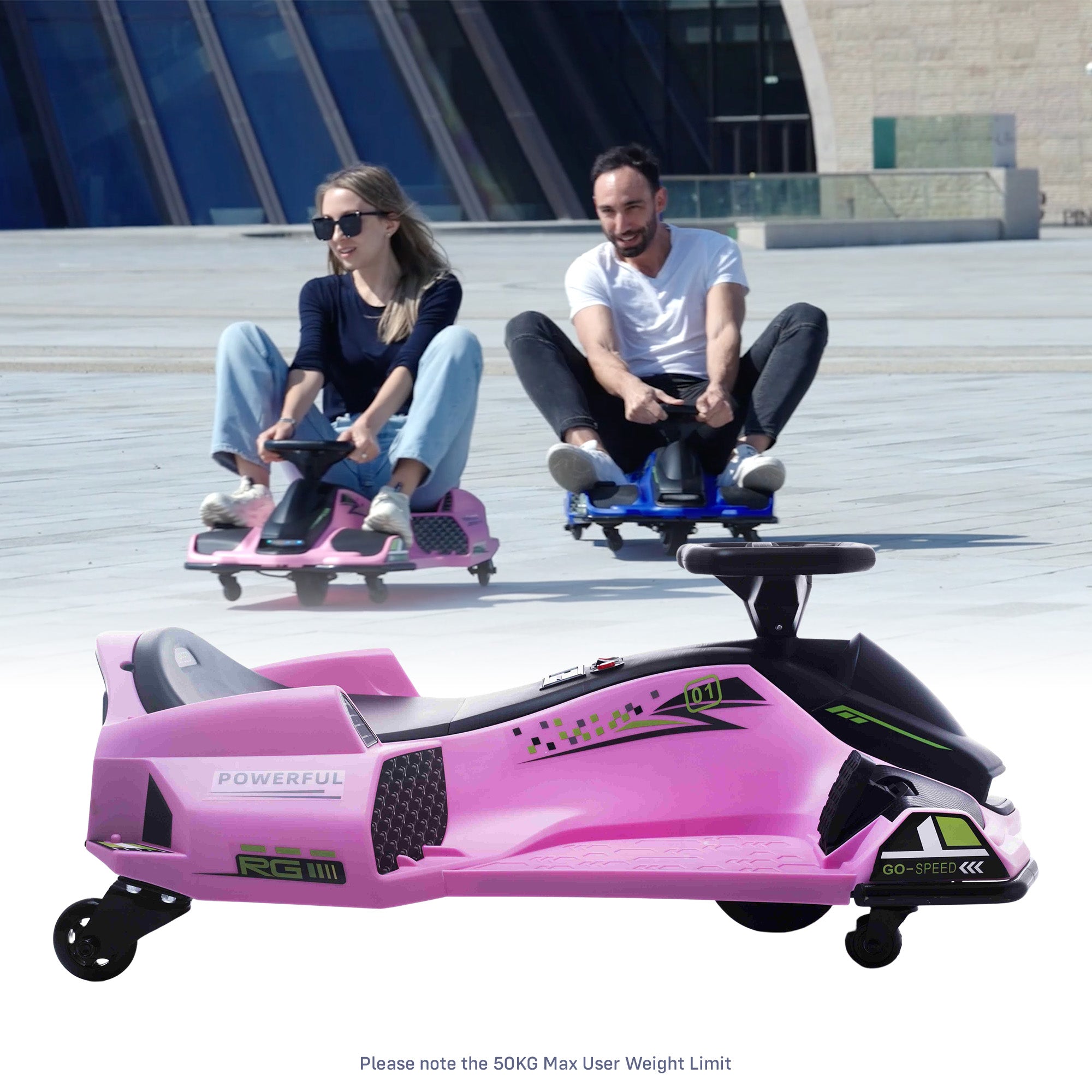 24v VoltRacer™ Drift Kart With Brushless Motor - DISPLAY MODEL
