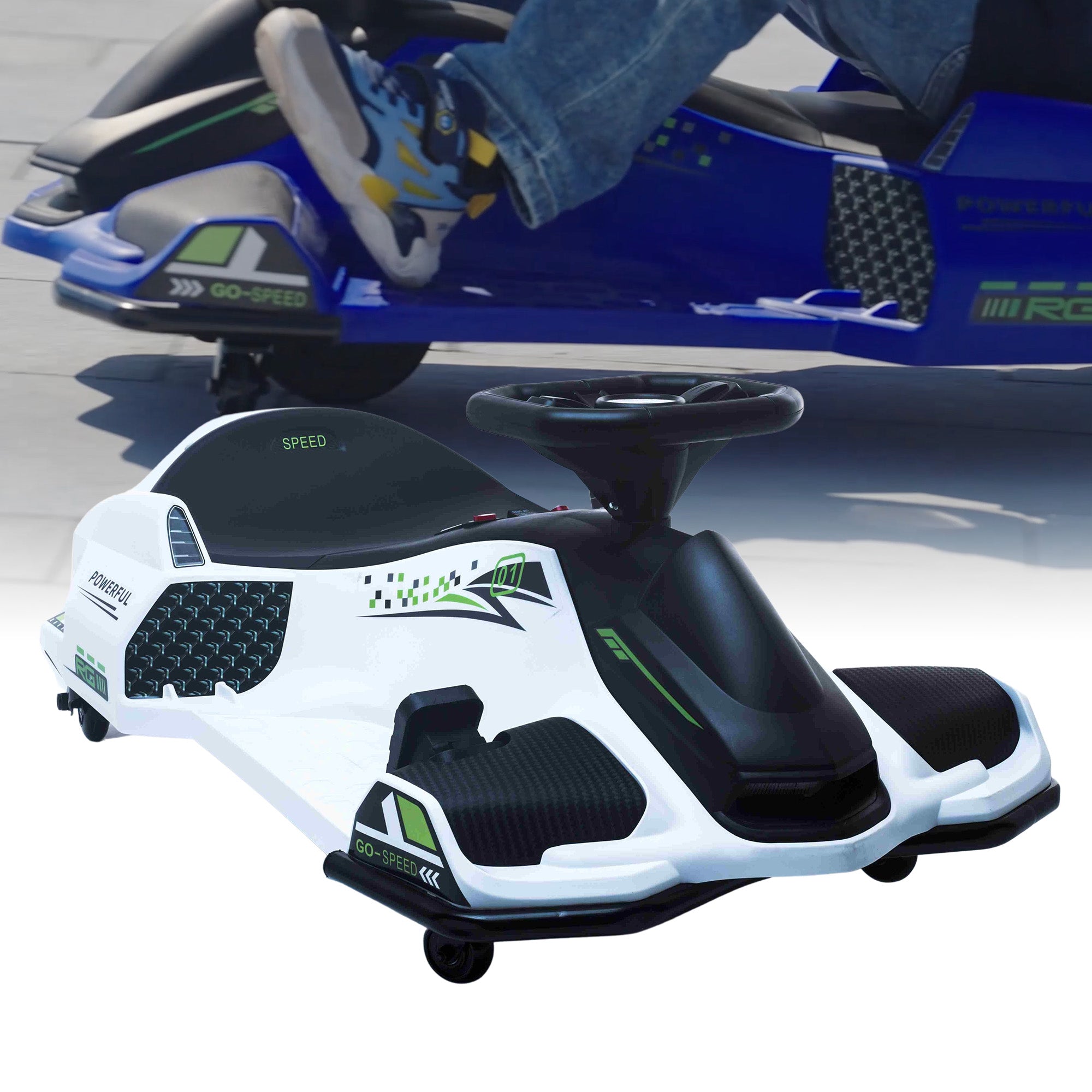 24v VoltRacer™ Drift Kart With Brushless Motor
