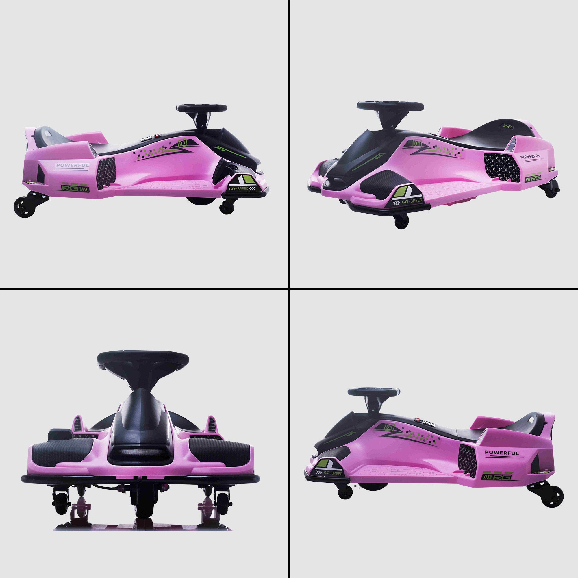 24v VoltRacer™ Drift Kart With Brushless Motor