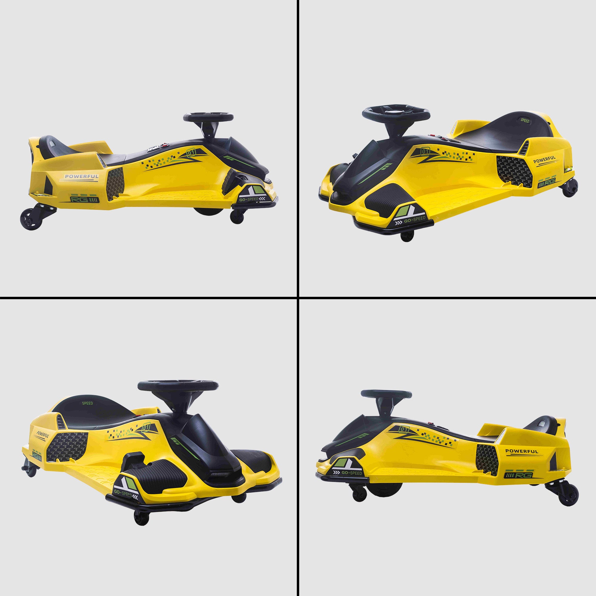 24v VoltRacer™ Drift Kart With Brushless Motor