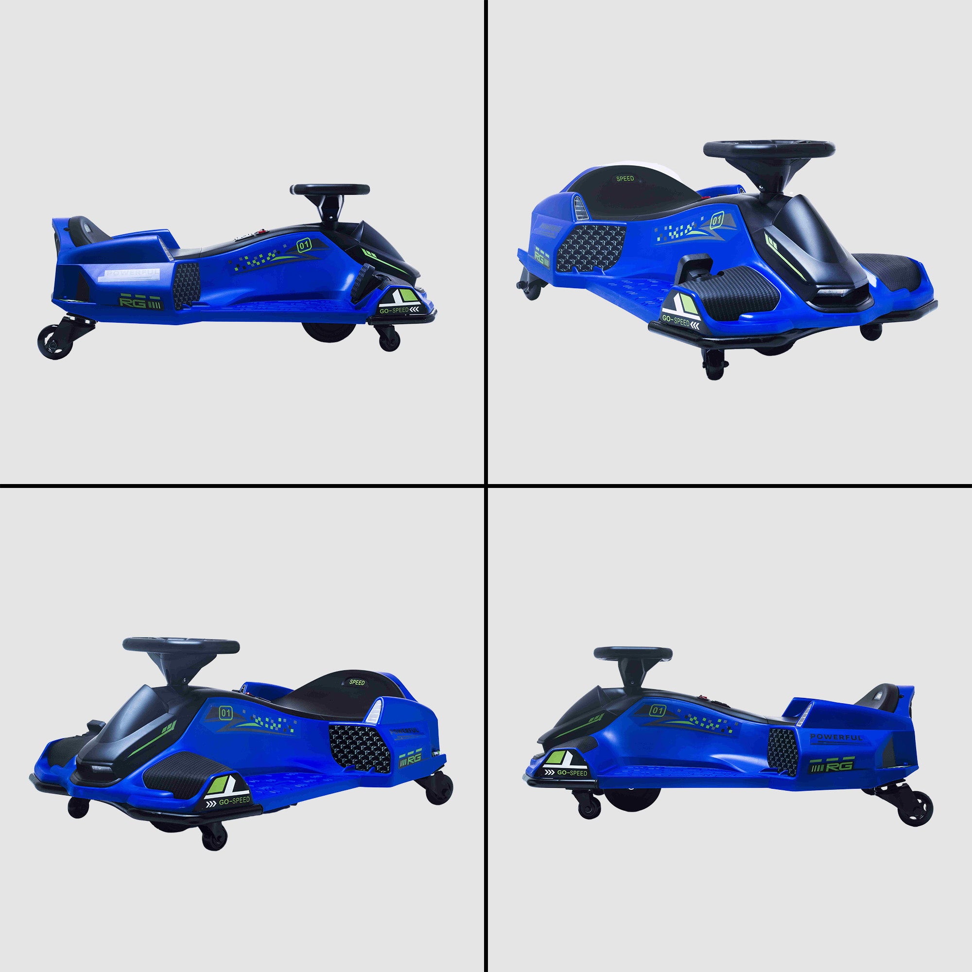 24v VoltRacer™ Drift Kart With Brushless Motor