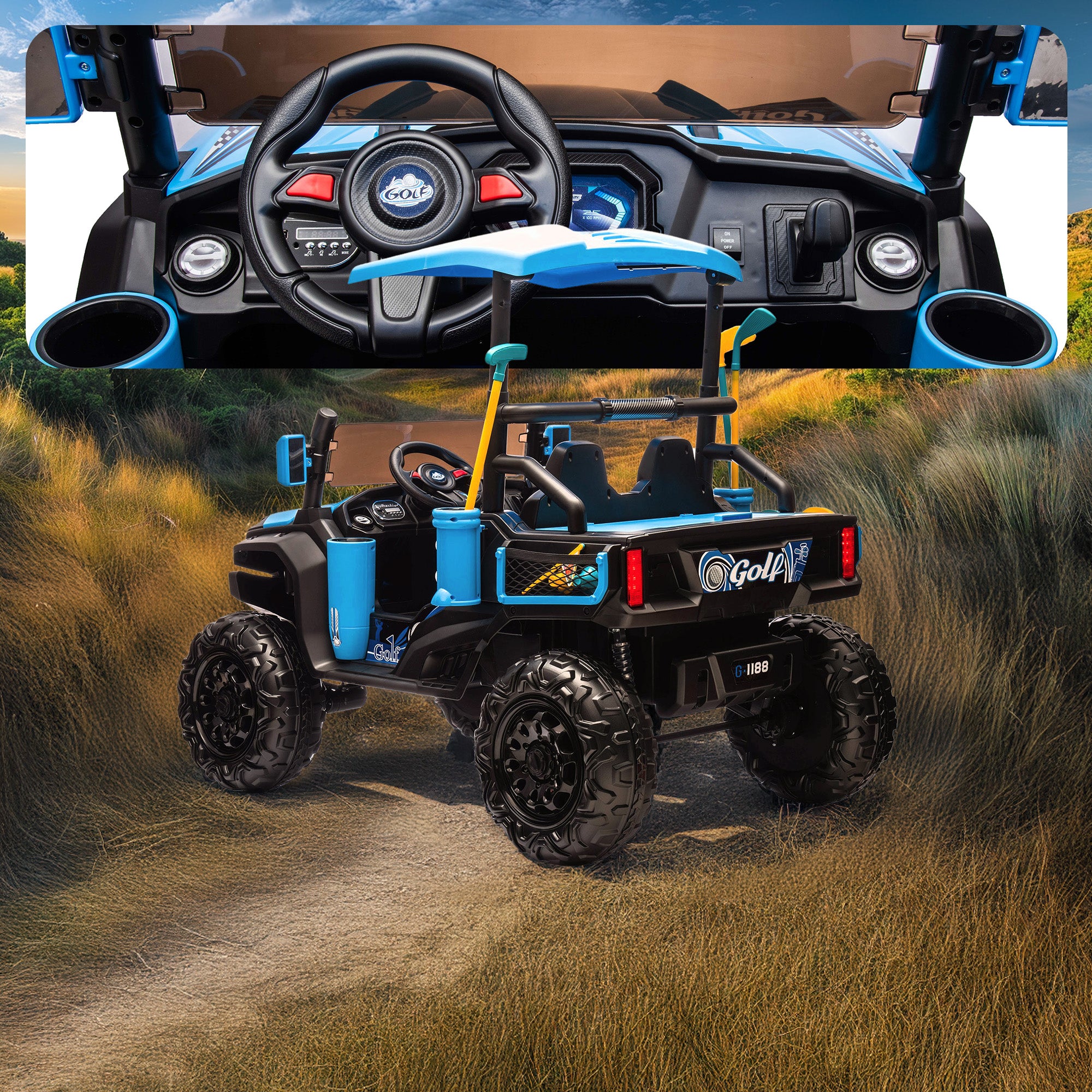 24V GolfGator Kidz Electric UTV Golf Buggy